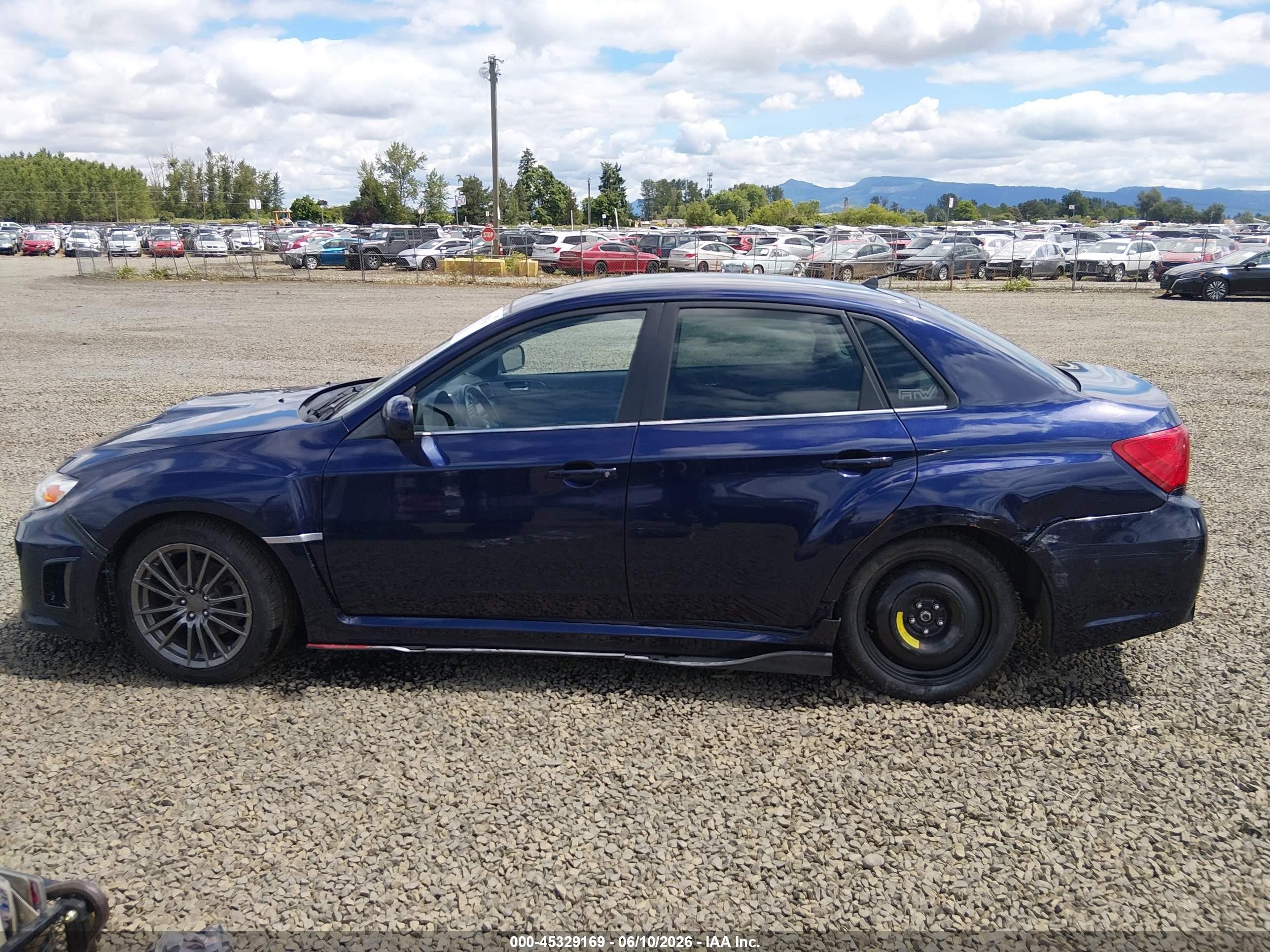 2013 Subaru Impreza Wrx   Dark Blue vin: JF1GV7E66DG003090