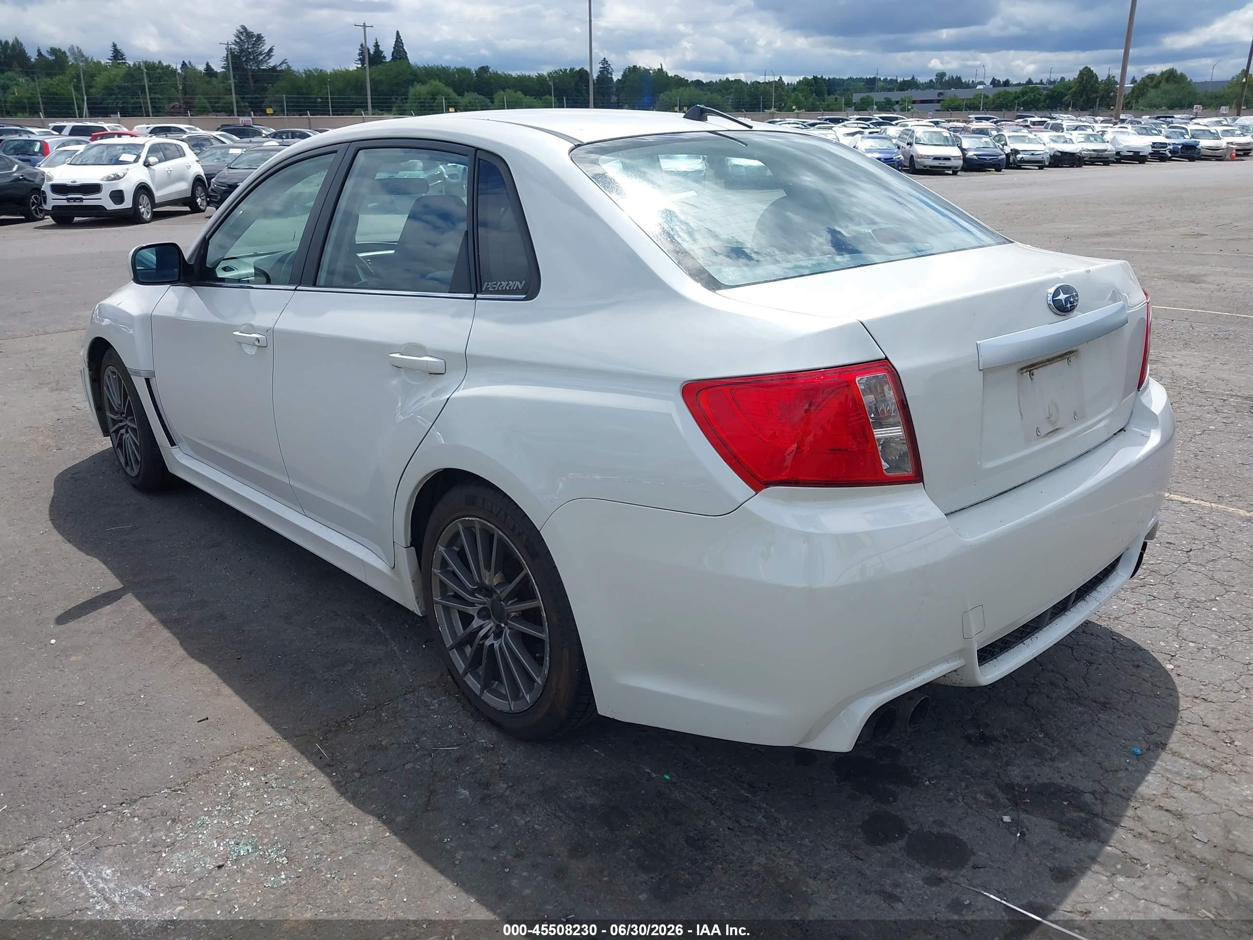 2011 Subaru Impreza Wrx White vin: JF1GV7E67BG515633