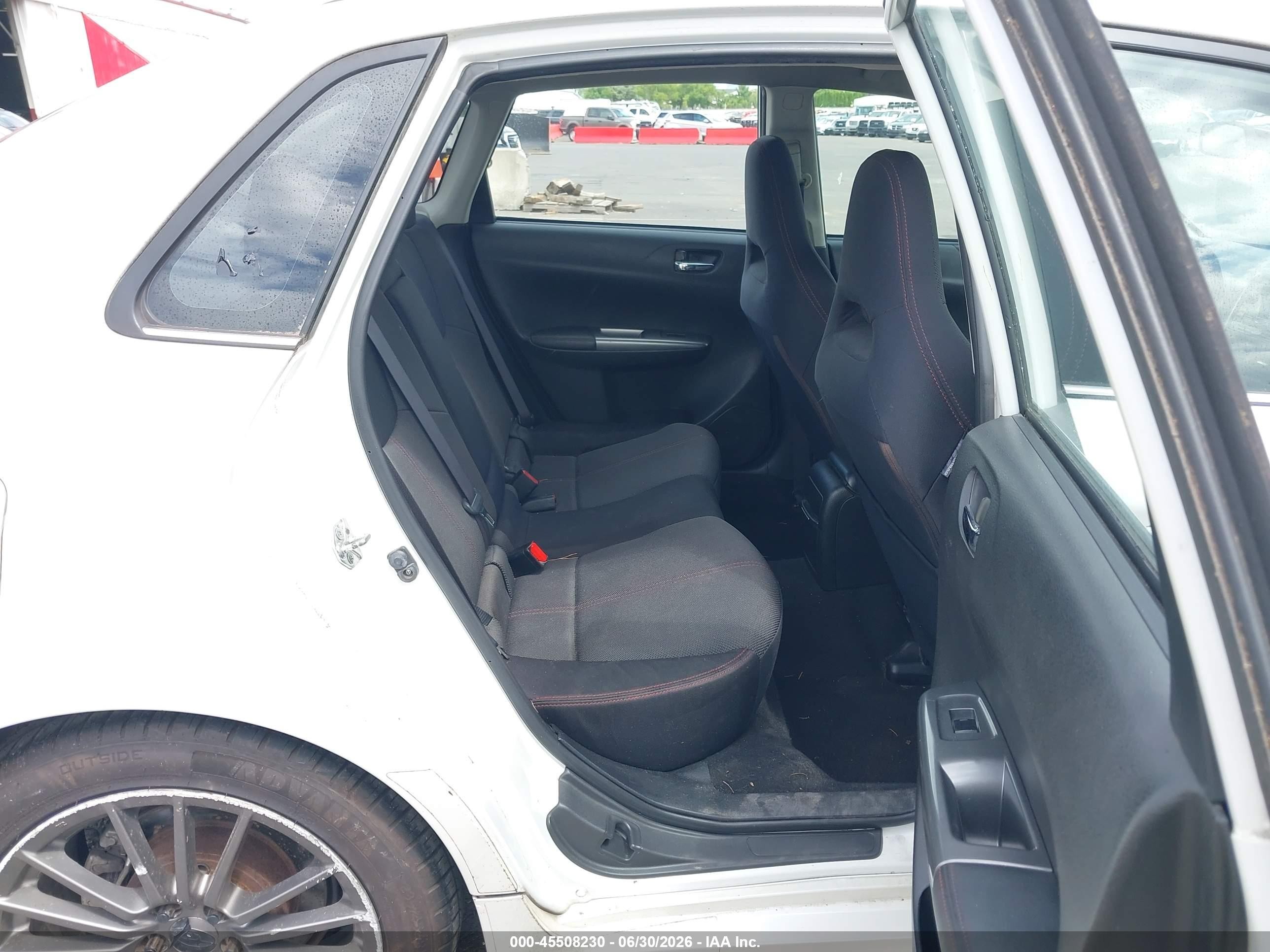 2011 Subaru Impreza Wrx White vin: JF1GV7E67BG515633