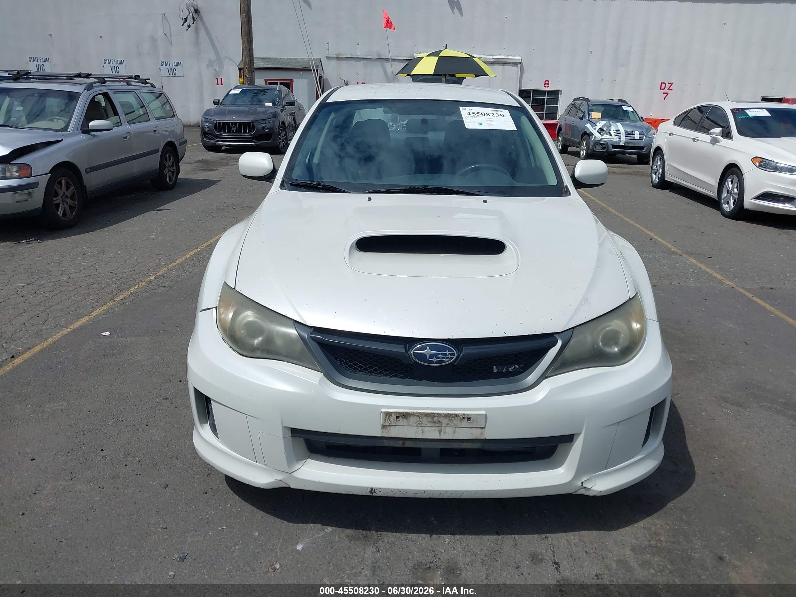 2011 Subaru Impreza Wrx White vin: JF1GV7E67BG515633