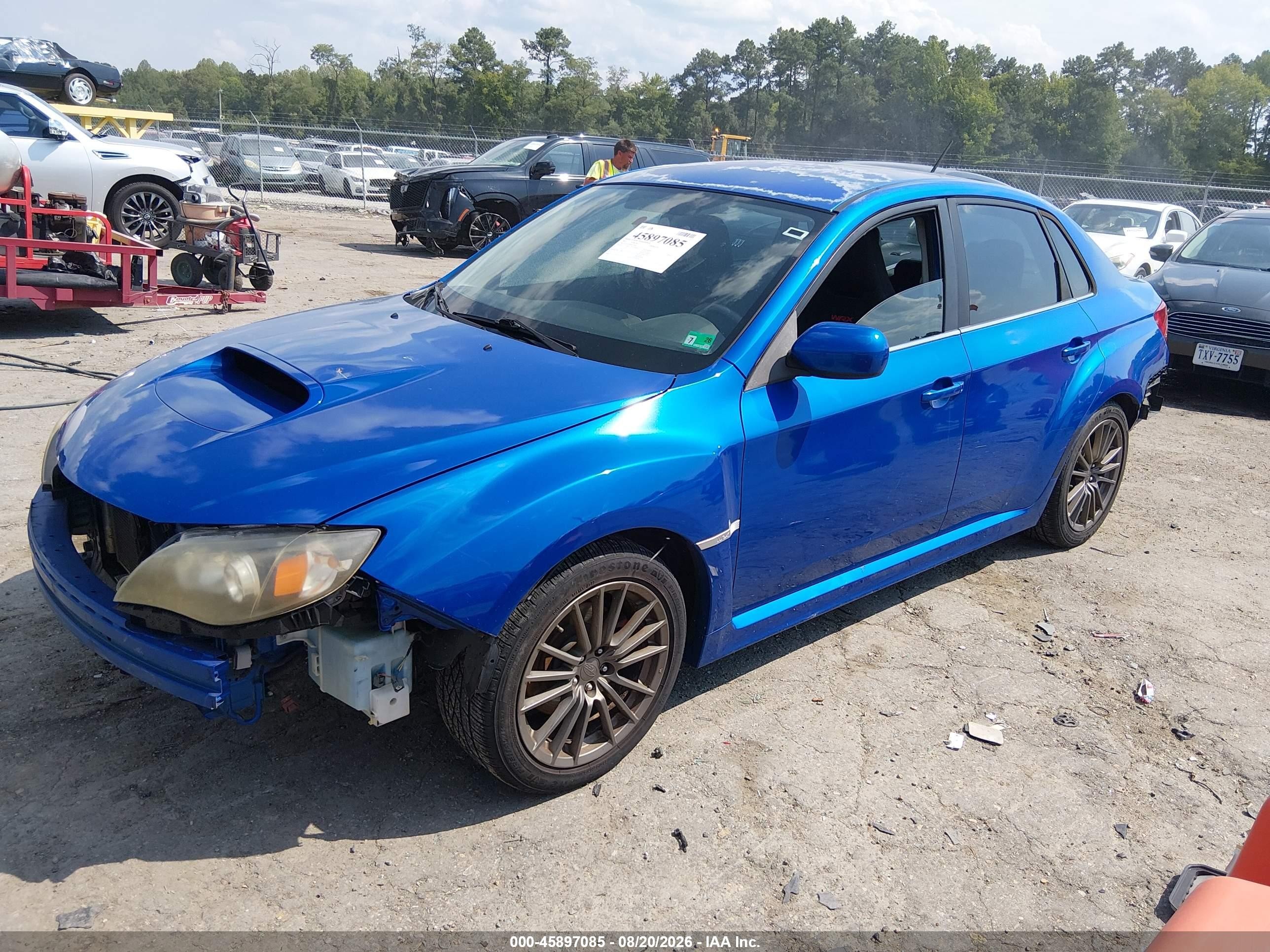 2011 Subaru Impreza Wrx Blue vin: JF1GV7E67BG517060