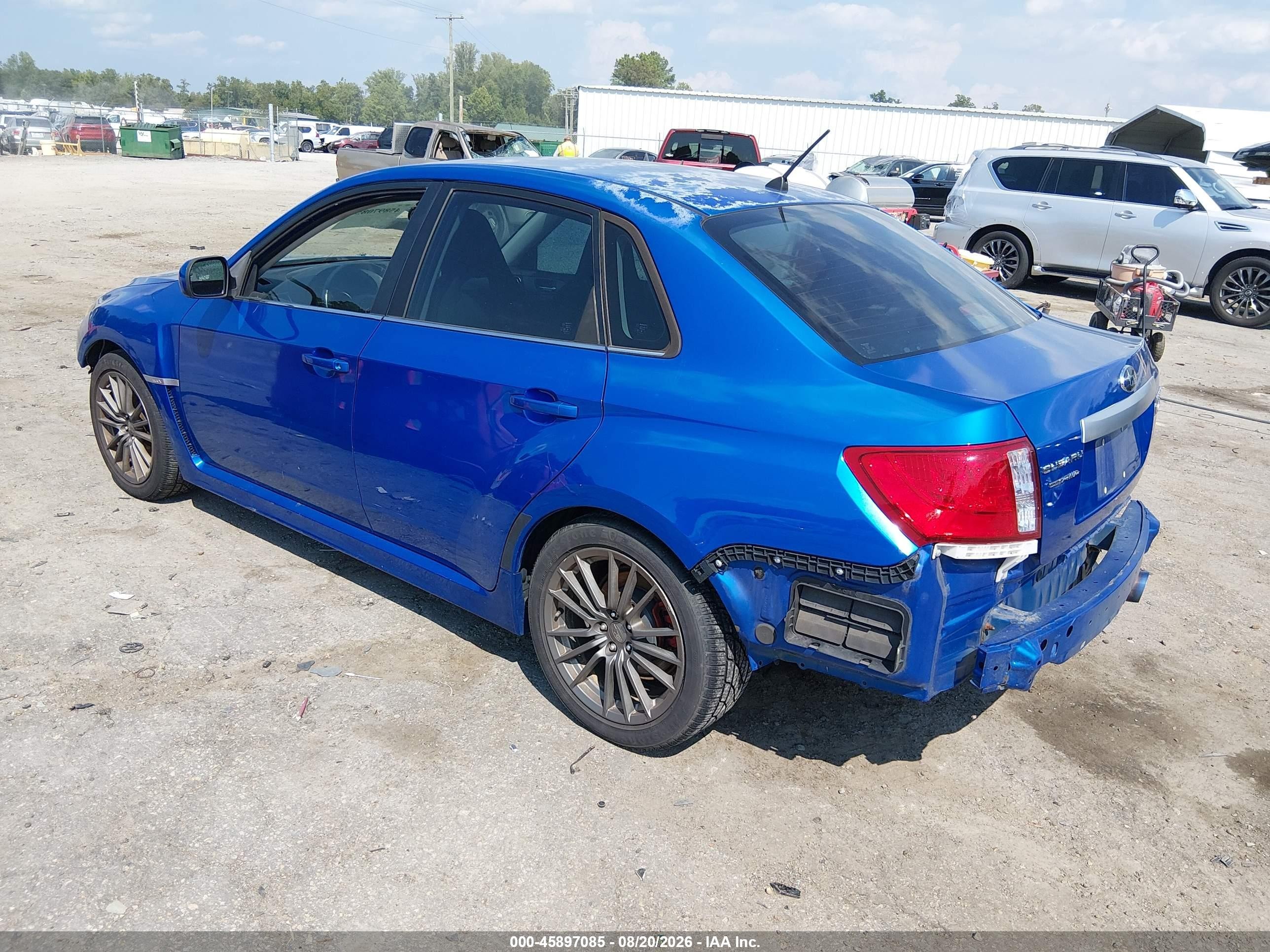 2011 Subaru Impreza Wrx Blue vin: JF1GV7E67BG517060