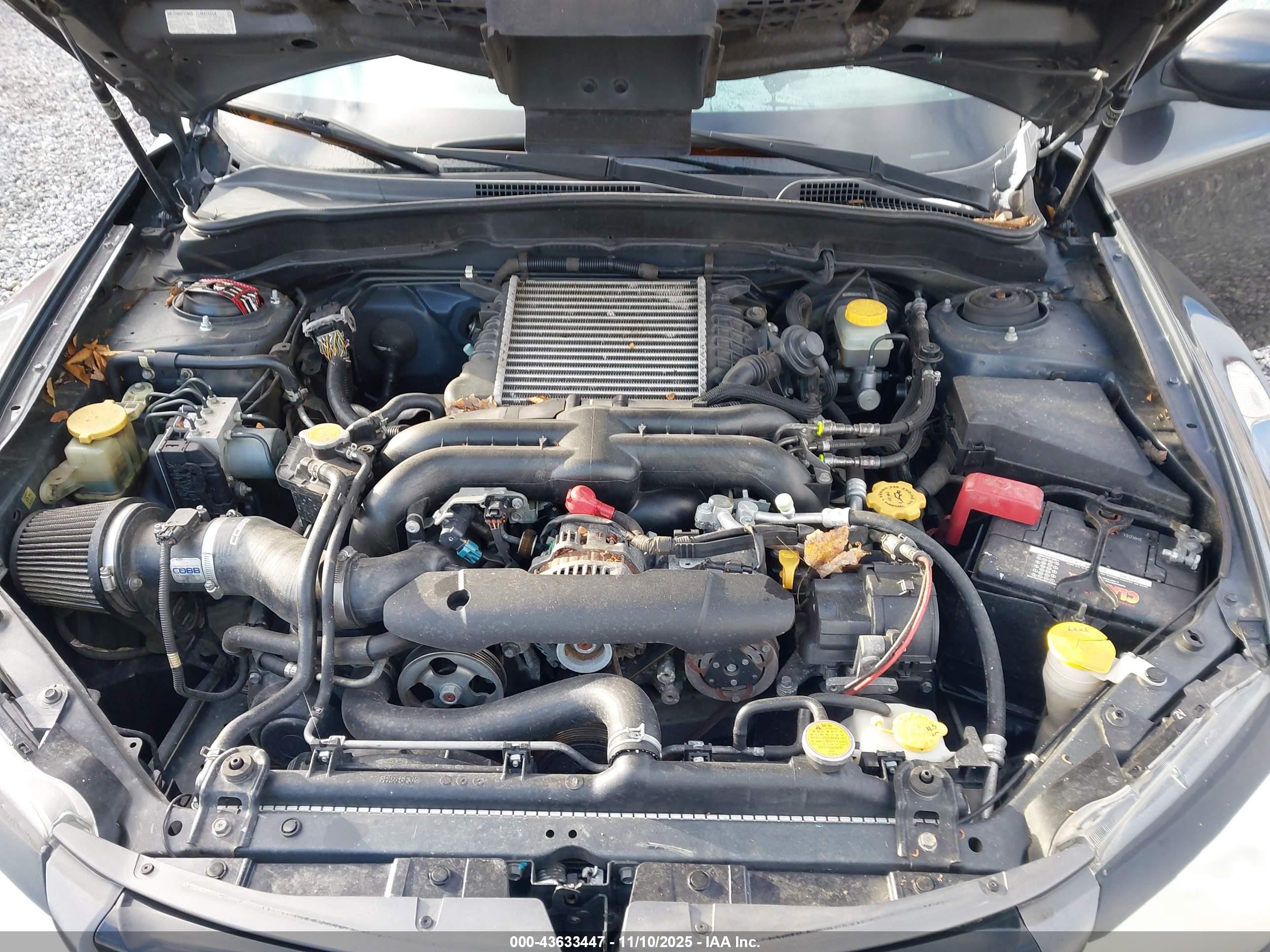2014 Subaru Impreza Wrx   Серый vin: JF1GV7E67EG006761
