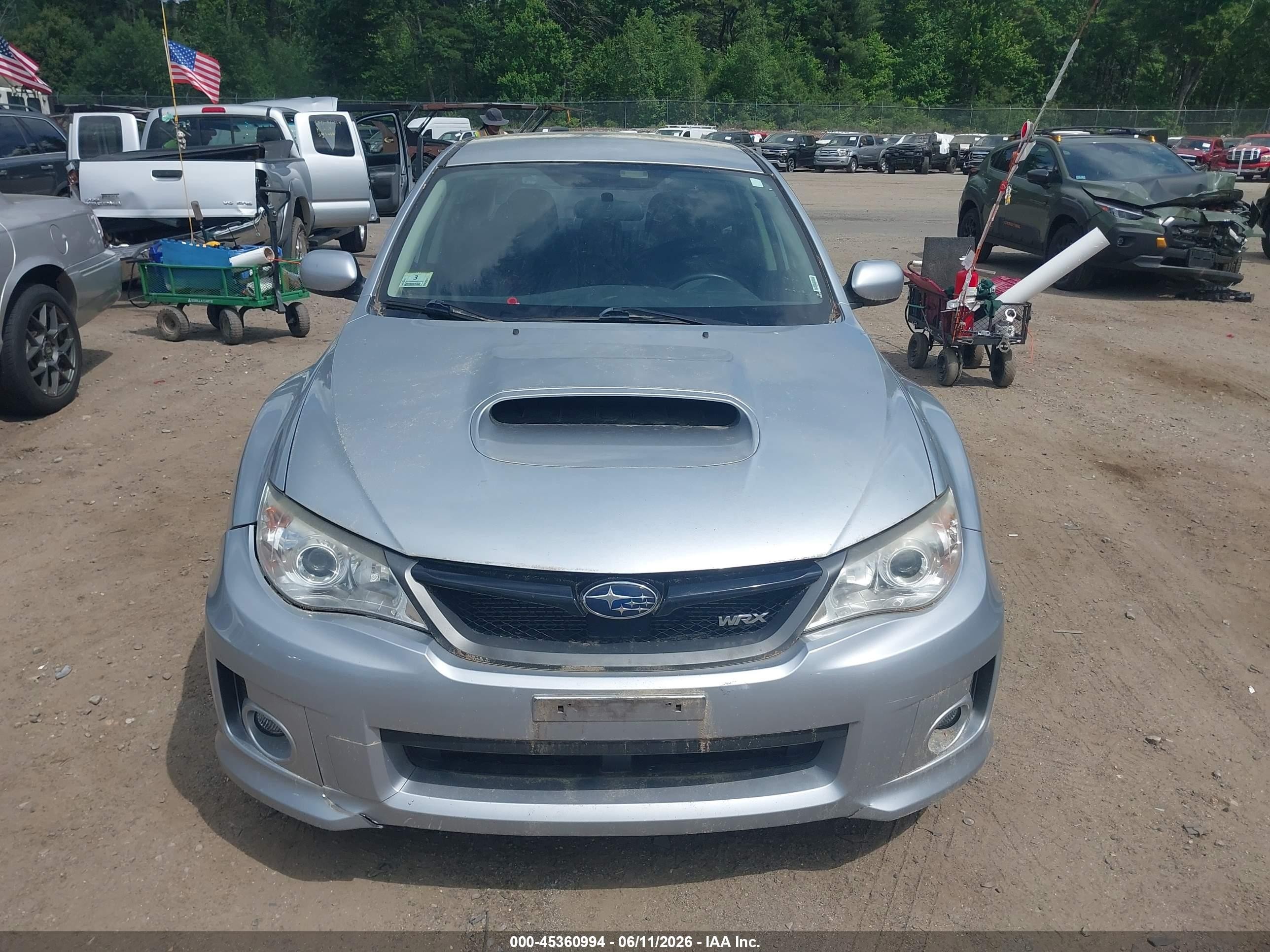 2014 Subaru Impreza Wrx   Серебряный vin: JF1GV7E67EG010227