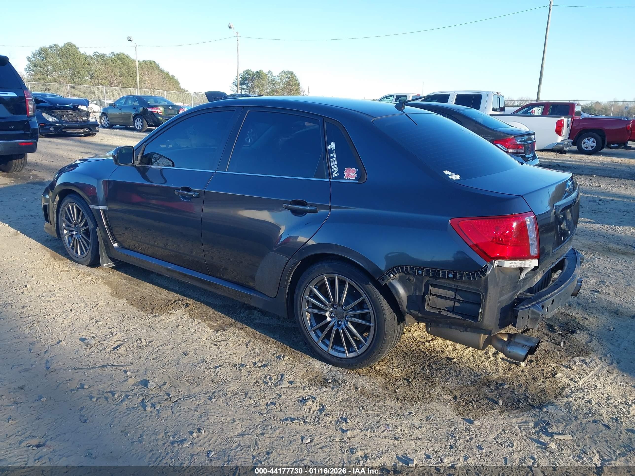 2014 Subaru Impreza Wrx   Black vin: JF1GV7E67EG012916