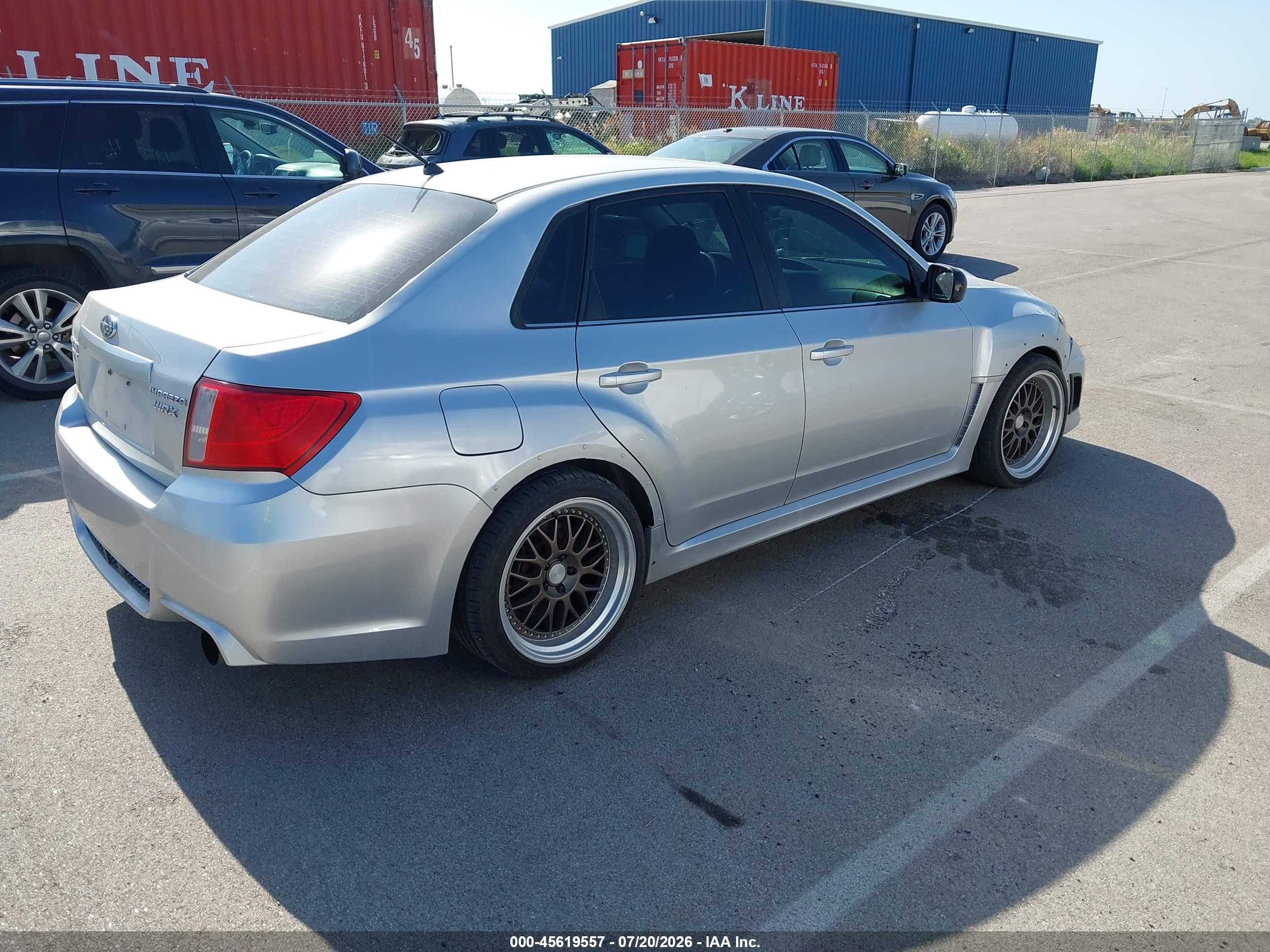 2011 Subaru Impreza Wrx Silver vin: JF1GV7E68BG511445