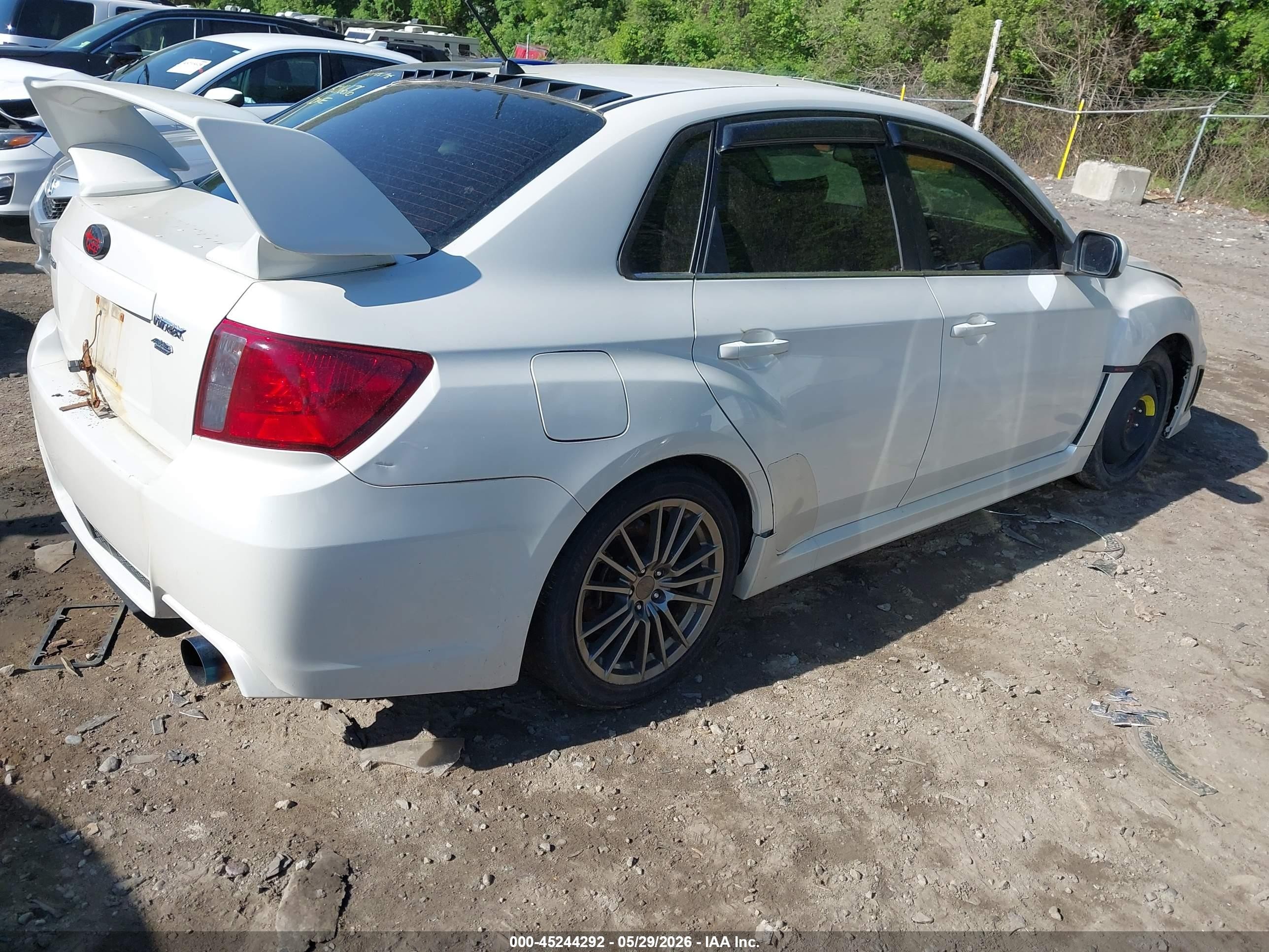 2012 Subaru Impreza Wrx White vin: JF1GV7E68CG002599