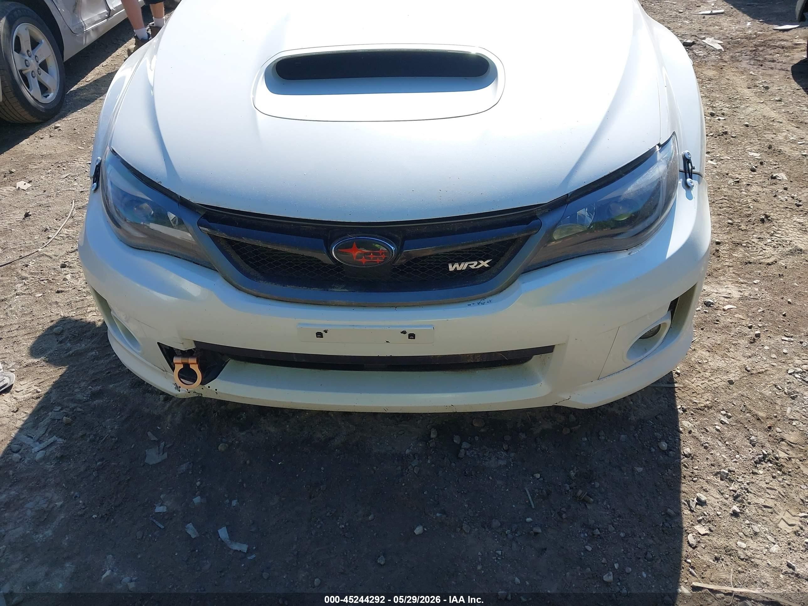 2012 Subaru Impreza Wrx White vin: JF1GV7E68CG002599