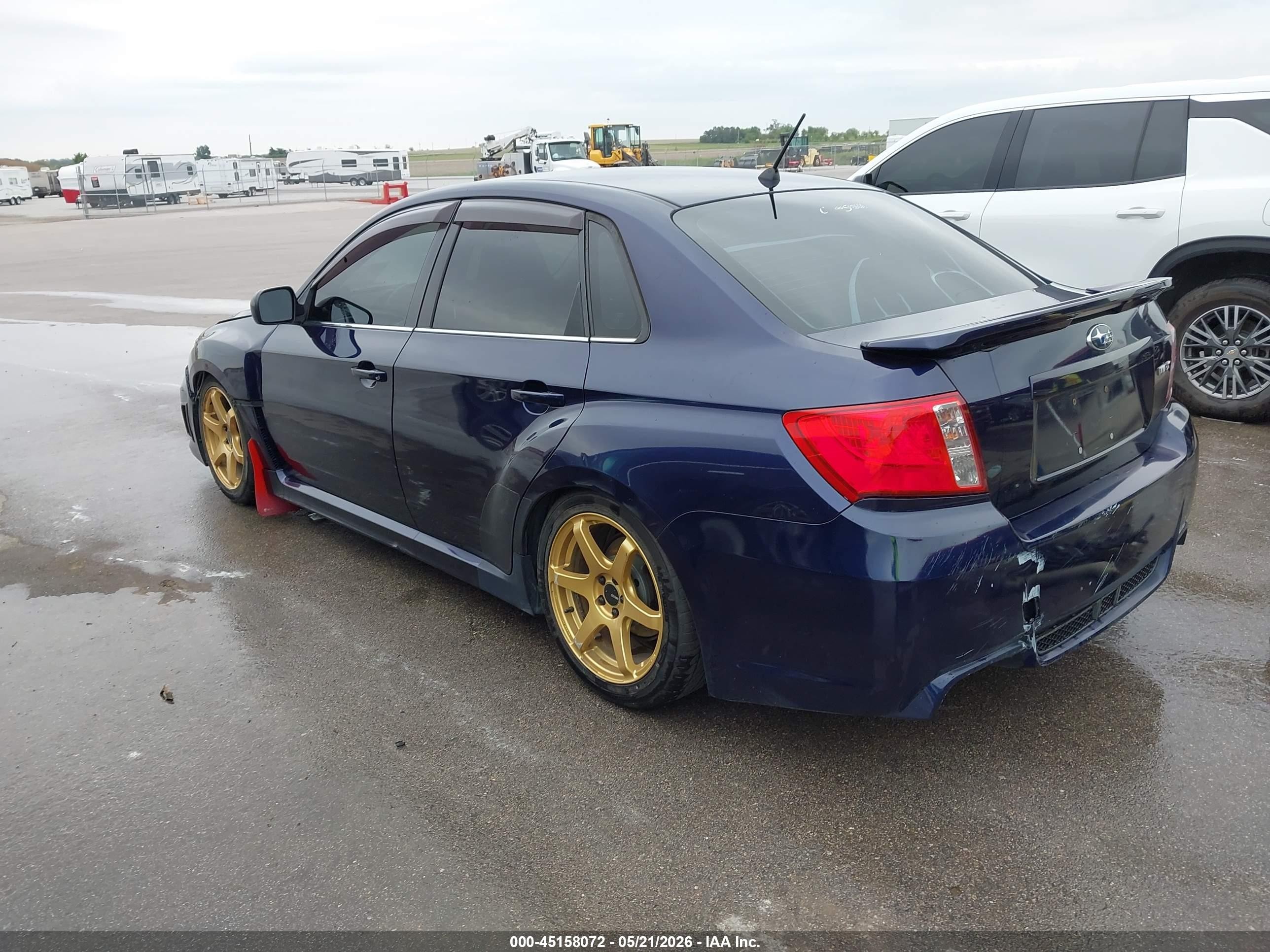 2013 Subaru Impreza Wrx   Blue vin: JF1GV7E68DG005519