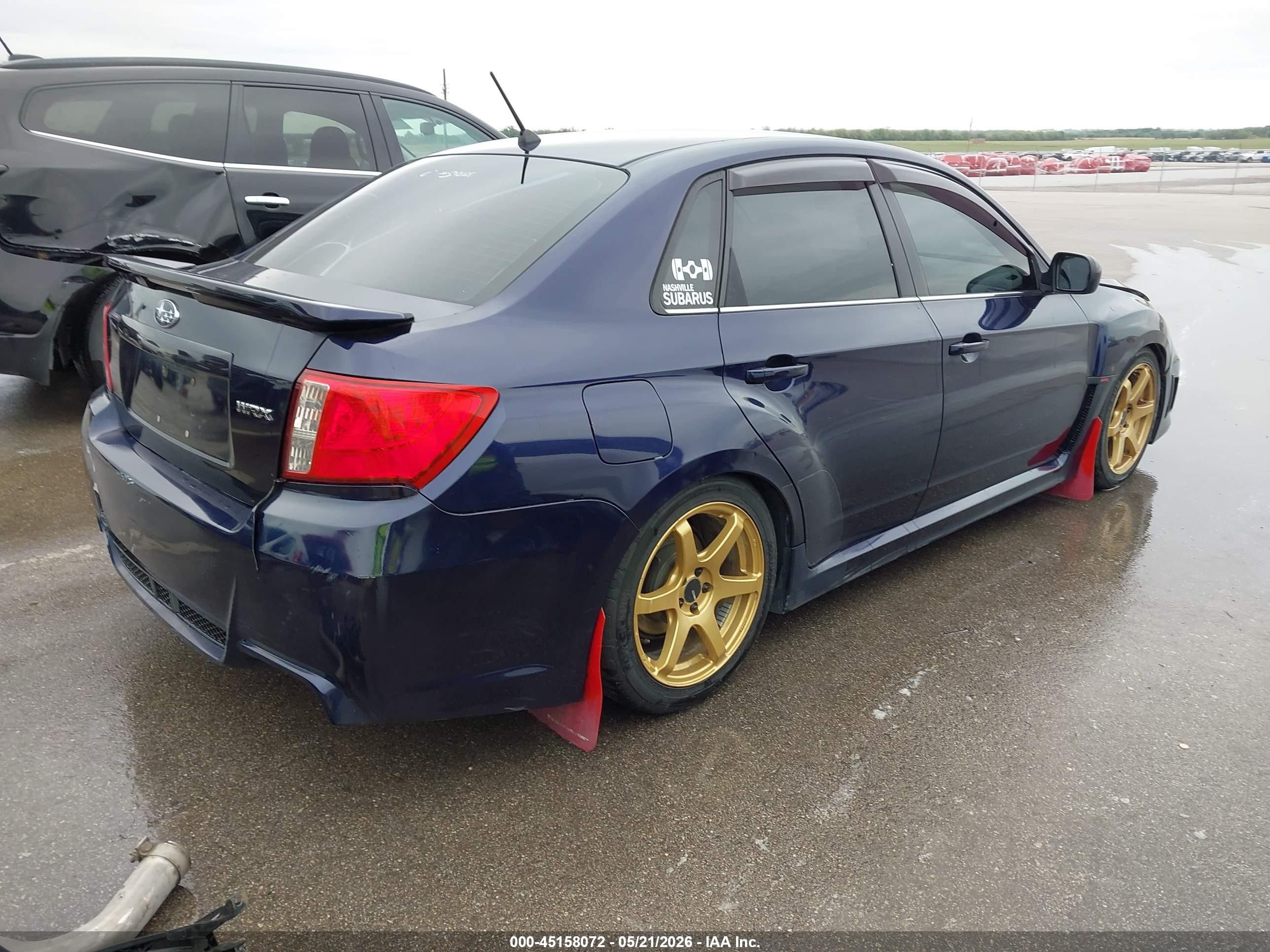2013 Subaru Impreza Wrx   Blue vin: JF1GV7E68DG005519