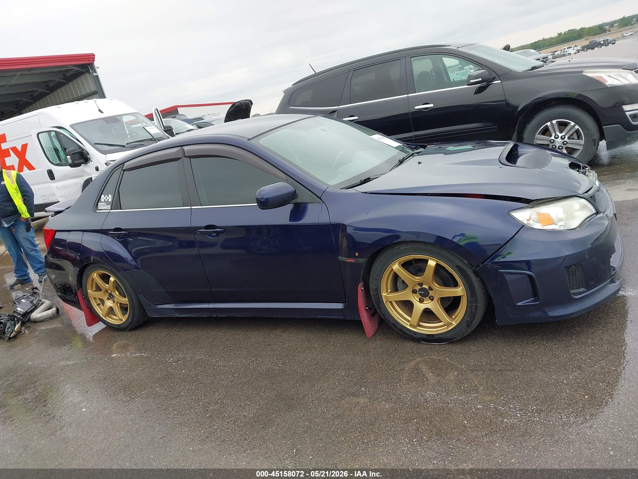 2013 Subaru Impreza Wrx   Blue vin: JF1GV7E68DG005519