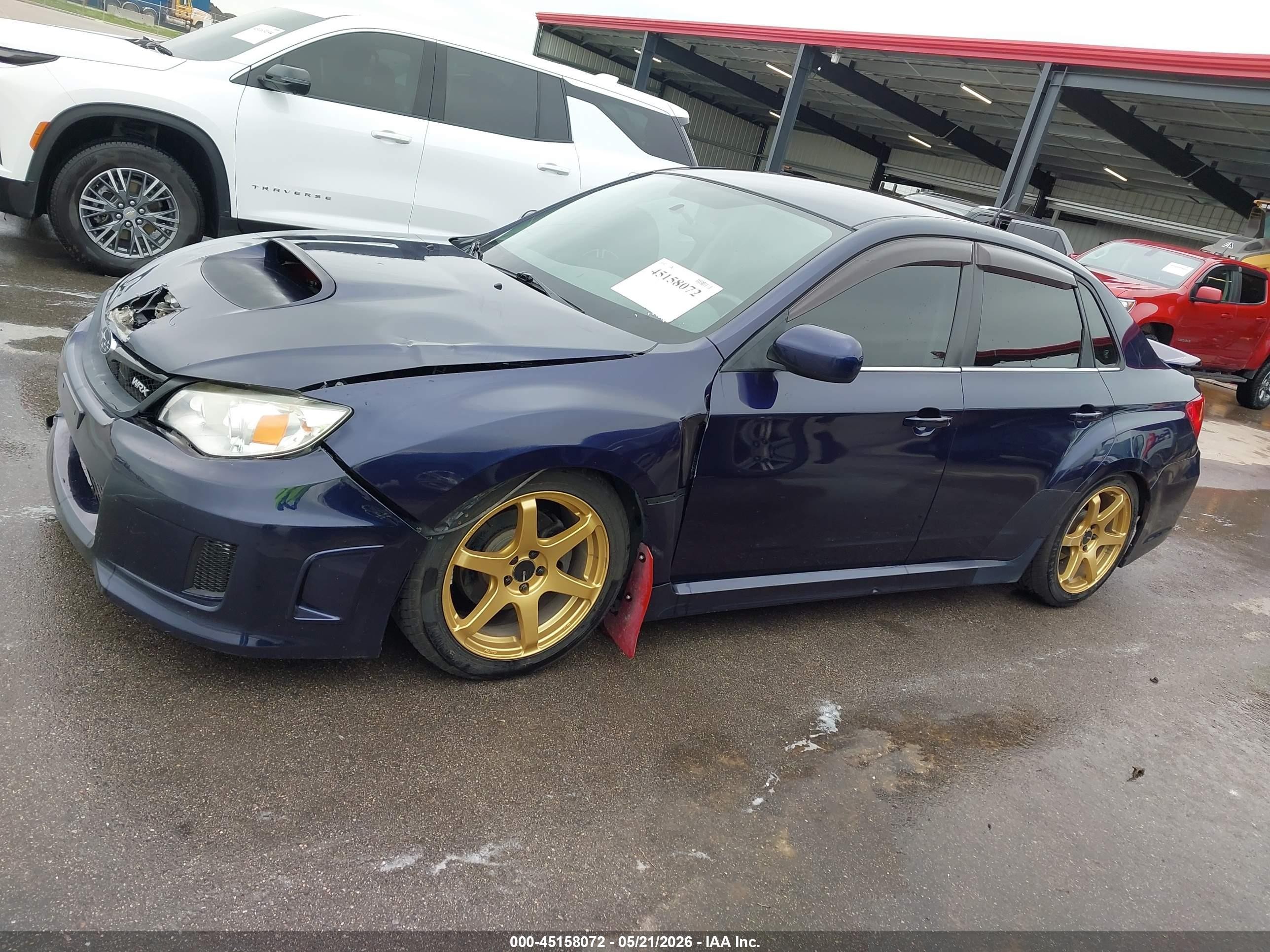2013 Subaru Impreza Wrx   Blue vin: JF1GV7E68DG005519
