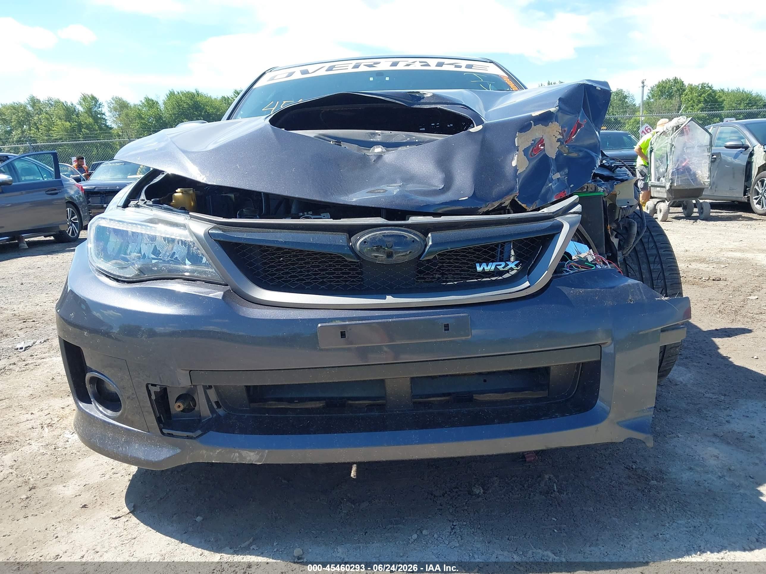 2013 Subaru Impreza Wrx   Gray vin: JF1GV7E68DG032686