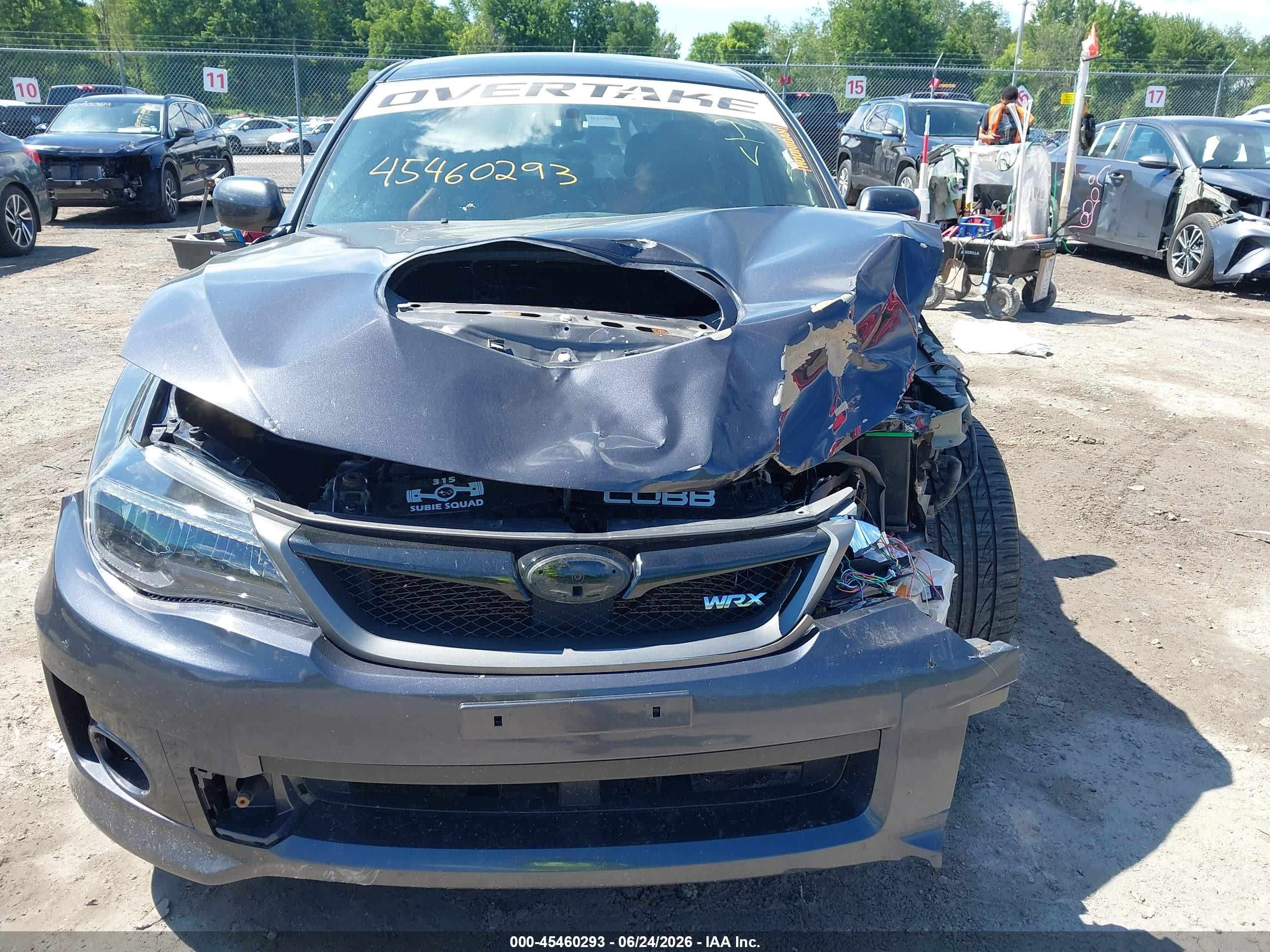 2013 Subaru Impreza Wrx   Gray vin: JF1GV7E68DG032686