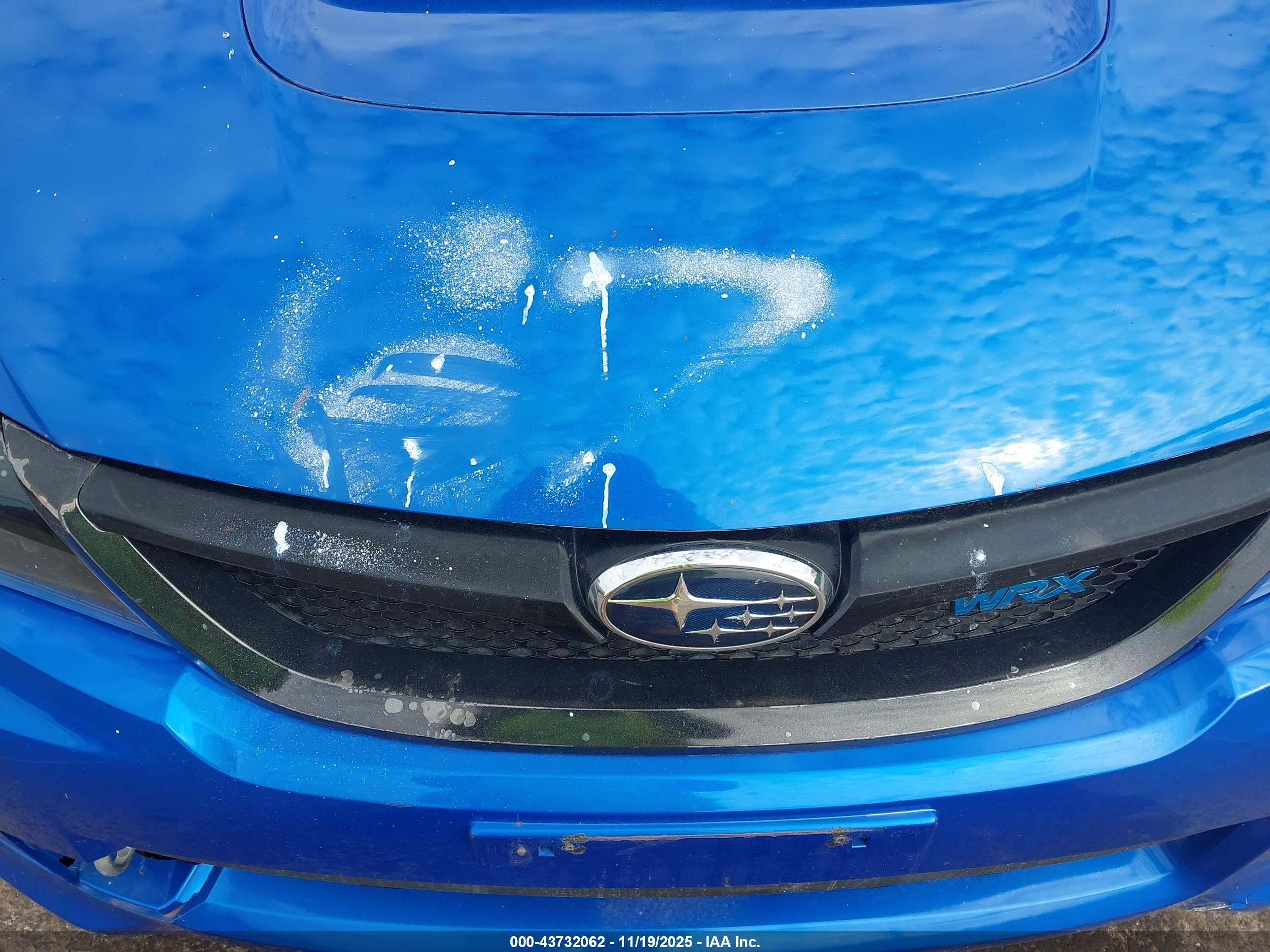 2014 Subaru Impreza Wrx   Blue vin: JF1GV7E68EG002024