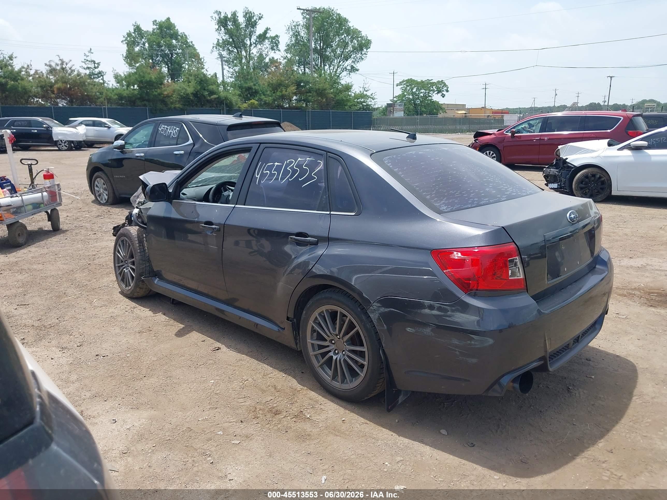 2014 Subaru Impreza Wrx   Gray vin: JF1GV7E69EG005269