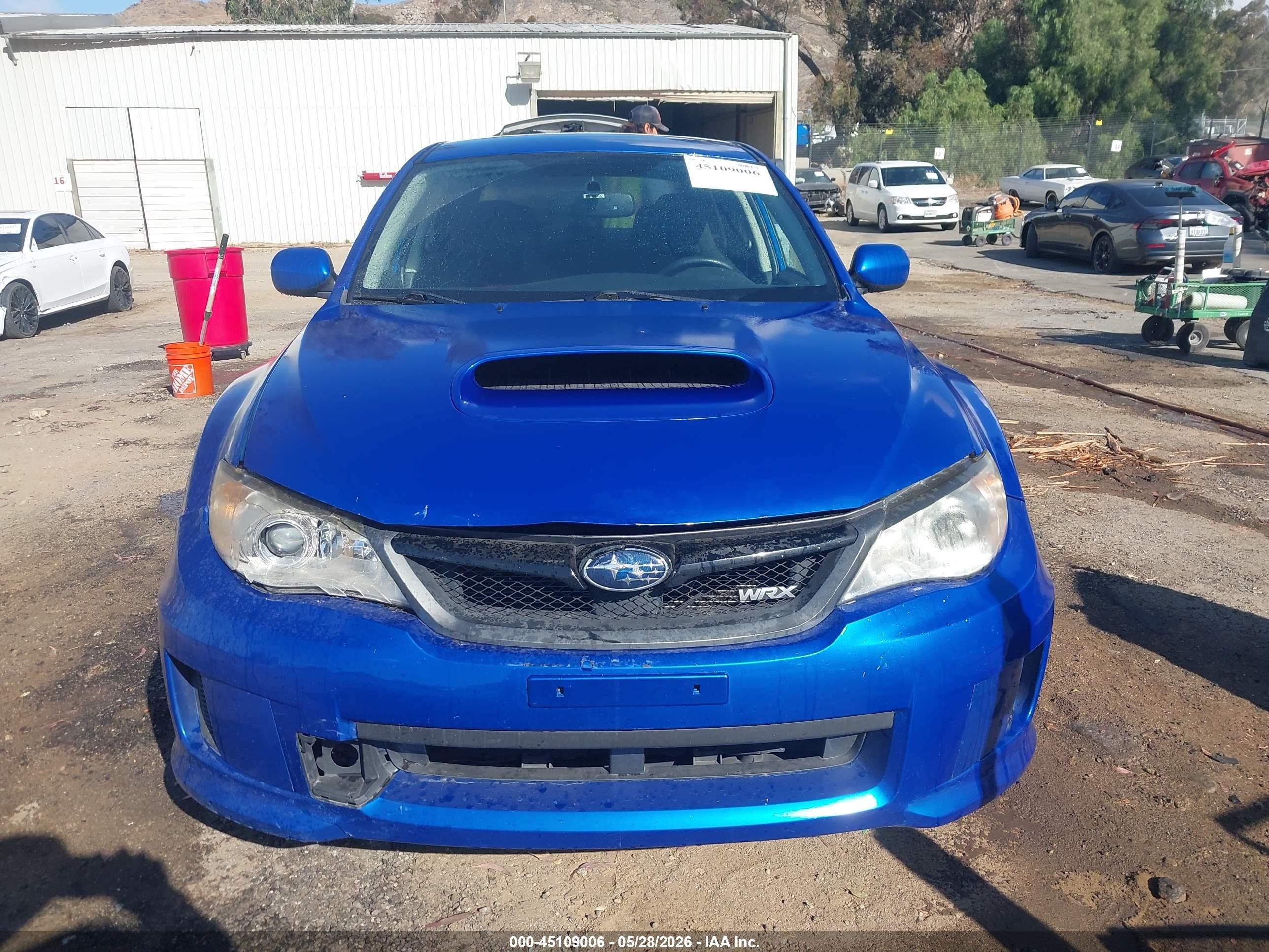 2014 Subaru Impreza Wrx   Синий vin: JF1GV7E69EG008656