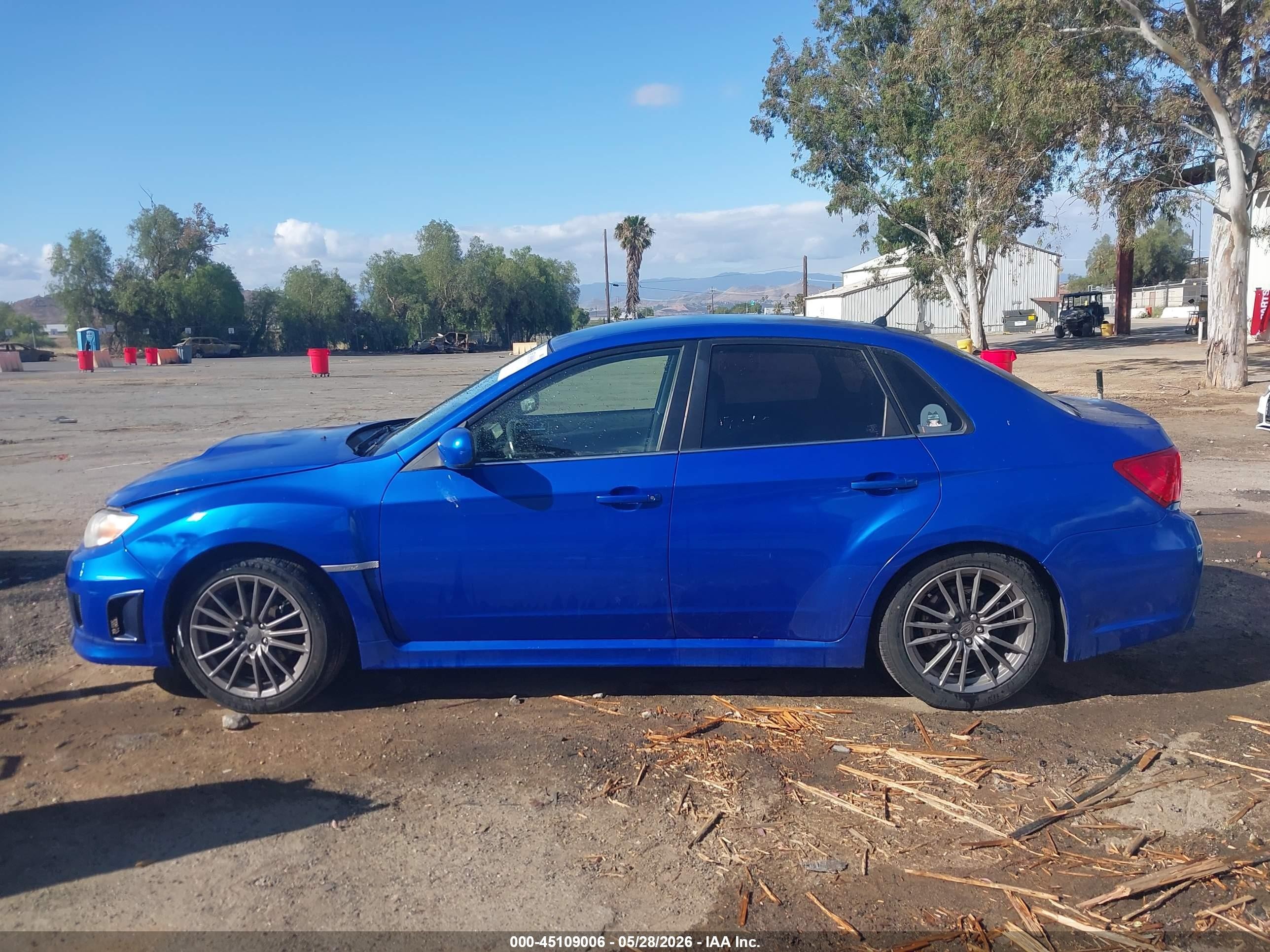 2014 Subaru Impreza Wrx   Синий vin: JF1GV7E69EG008656