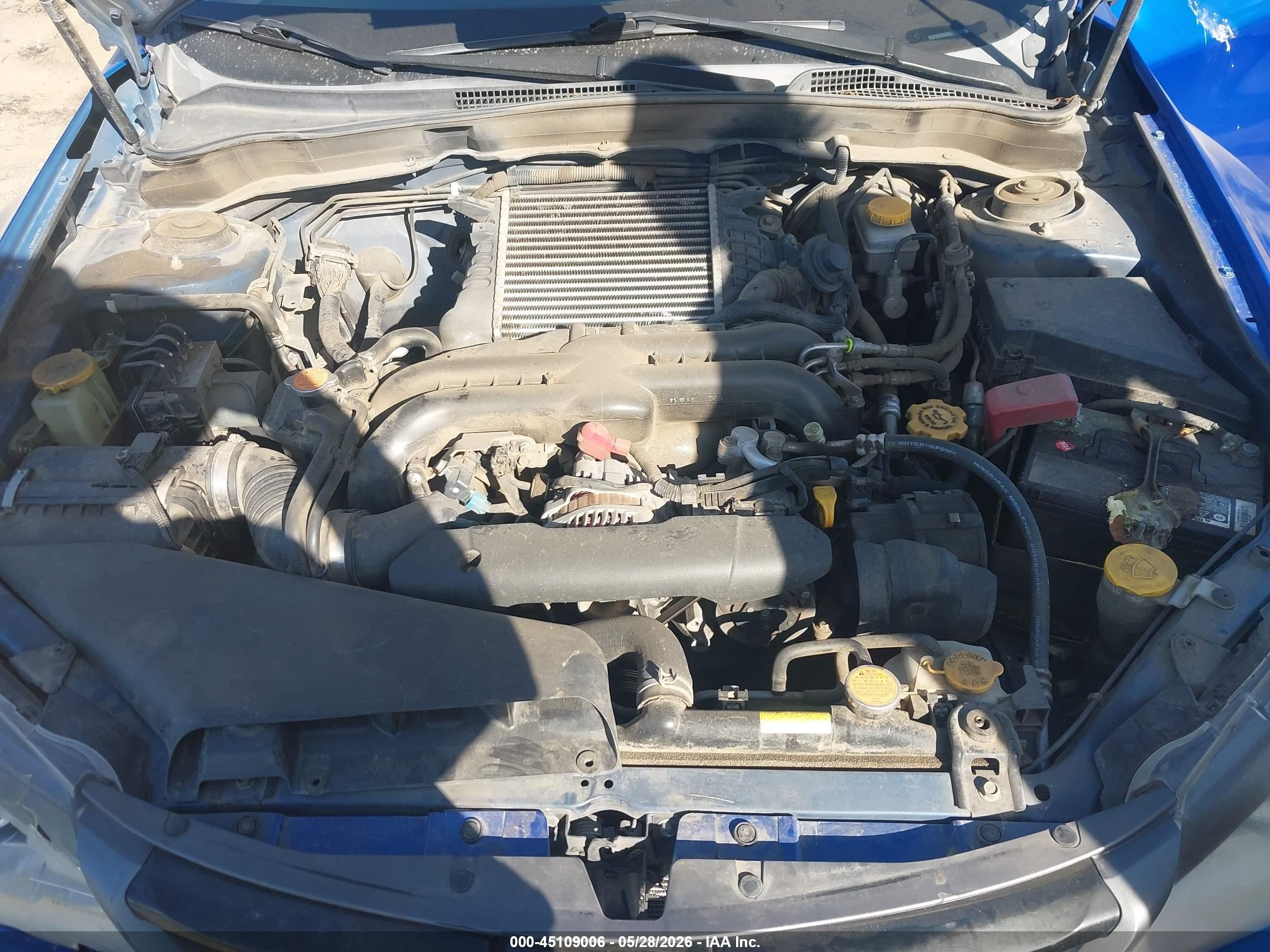 2014 Subaru Impreza Wrx   Синий vin: JF1GV7E69EG008656
