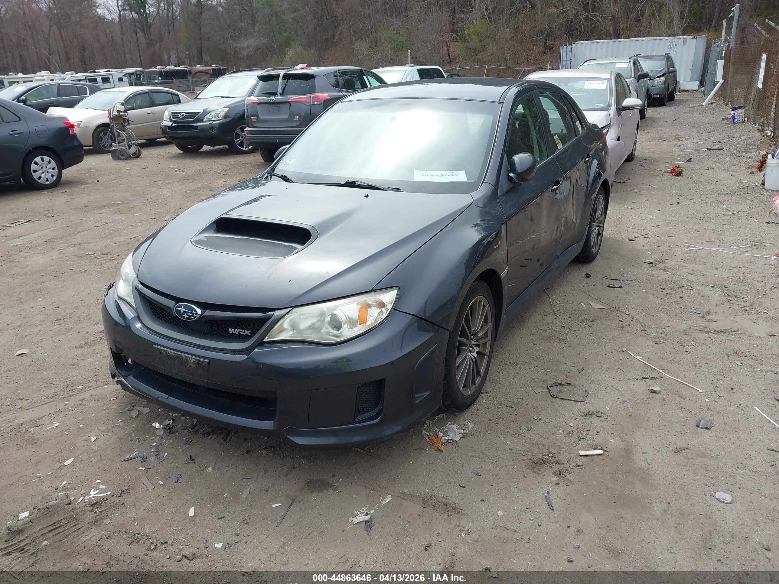 2014 Subaru Impreza Wrx   Серый vin: JF1GV7E69EG013694