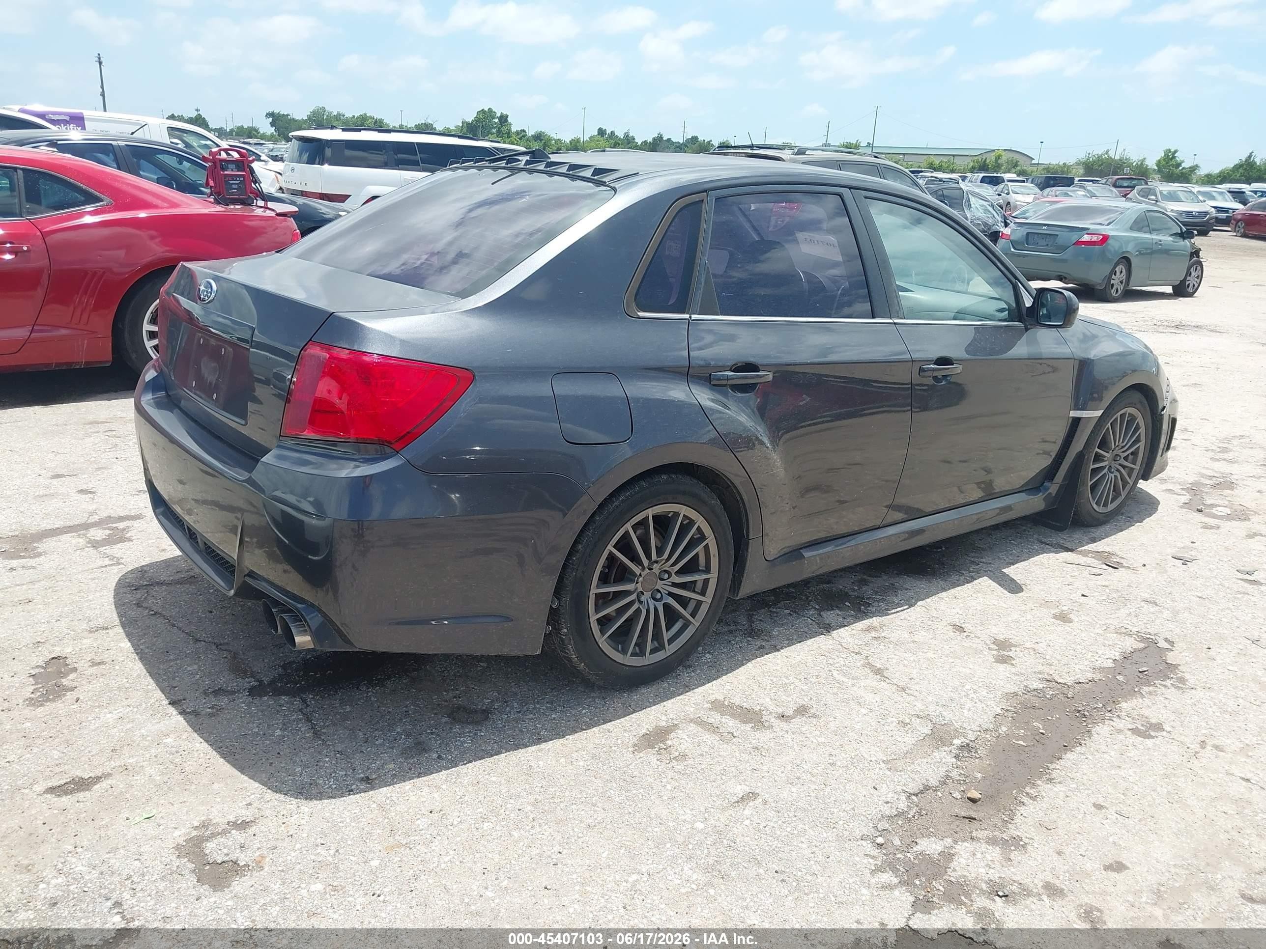 2014 Subaru Impreza Wrx   Gray vin: JF1GV7E69EG014053