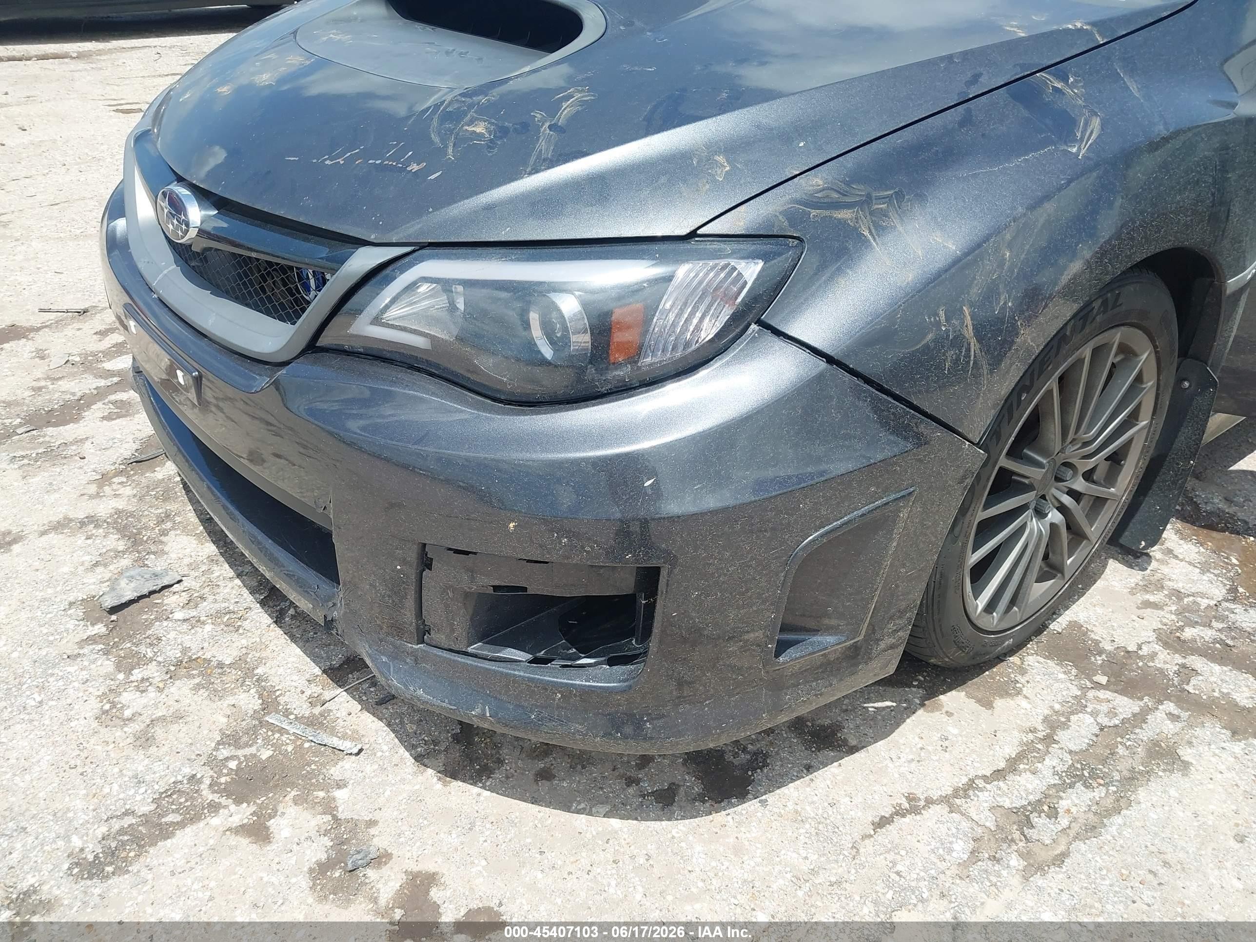2014 Subaru Impreza Wrx   Gray vin: JF1GV7E69EG014053