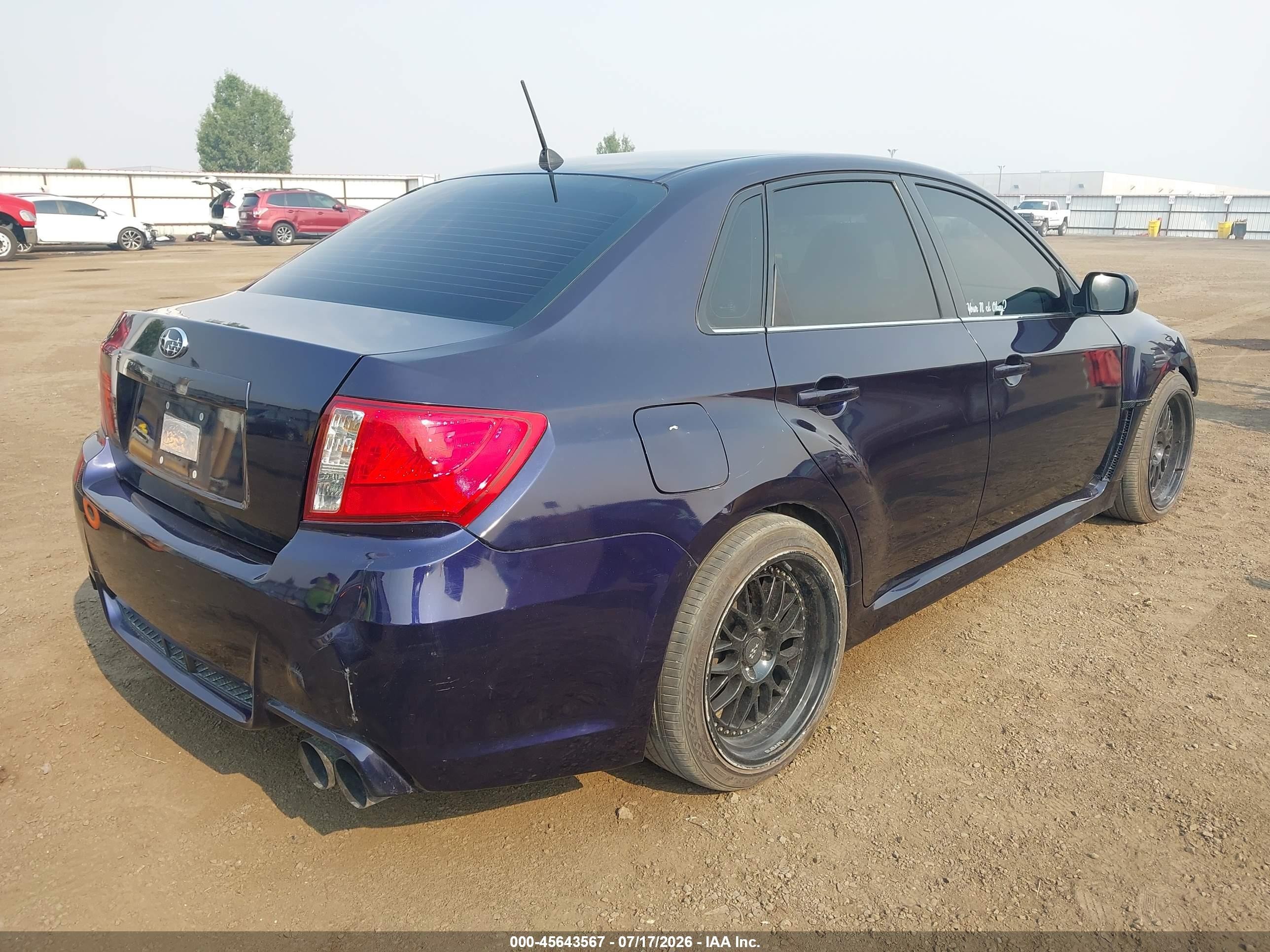 2012 Subaru Impreza Wrx Dark Blue vin: JF1GV7E6XCG019582