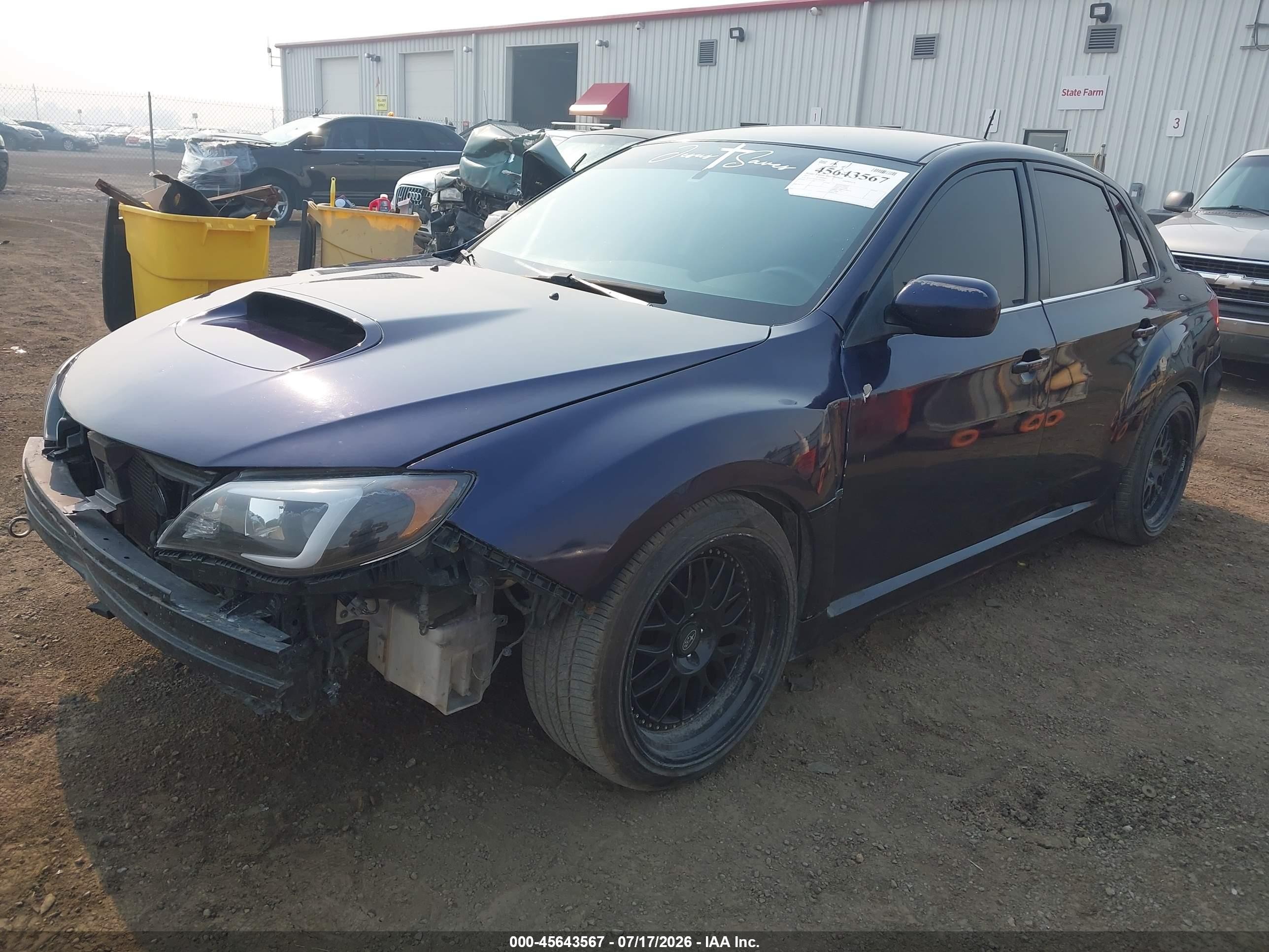 2012 Subaru Impreza Wrx Dark Blue vin: JF1GV7E6XCG019582