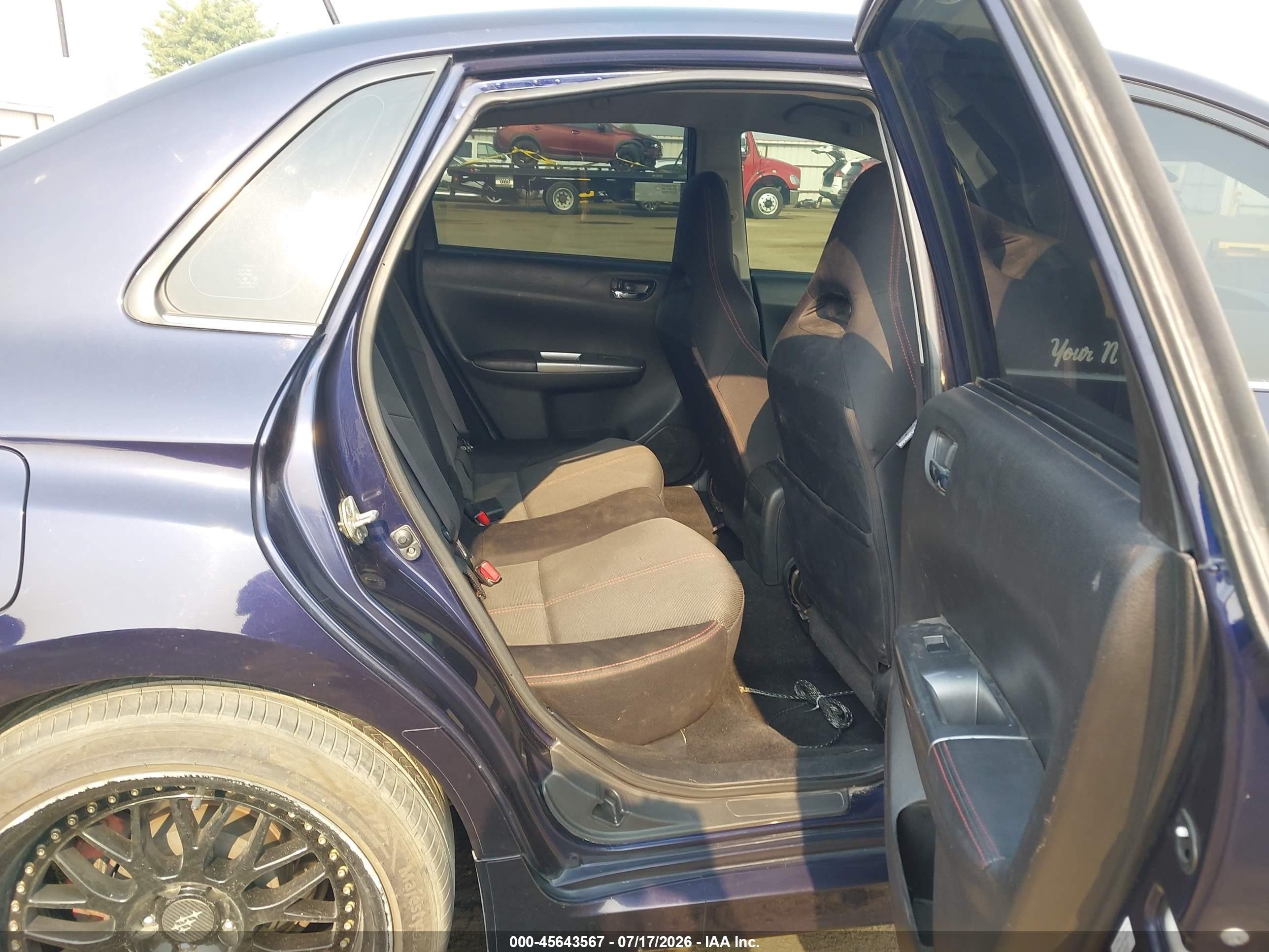 2012 Subaru Impreza Wrx Dark Blue vin: JF1GV7E6XCG019582
