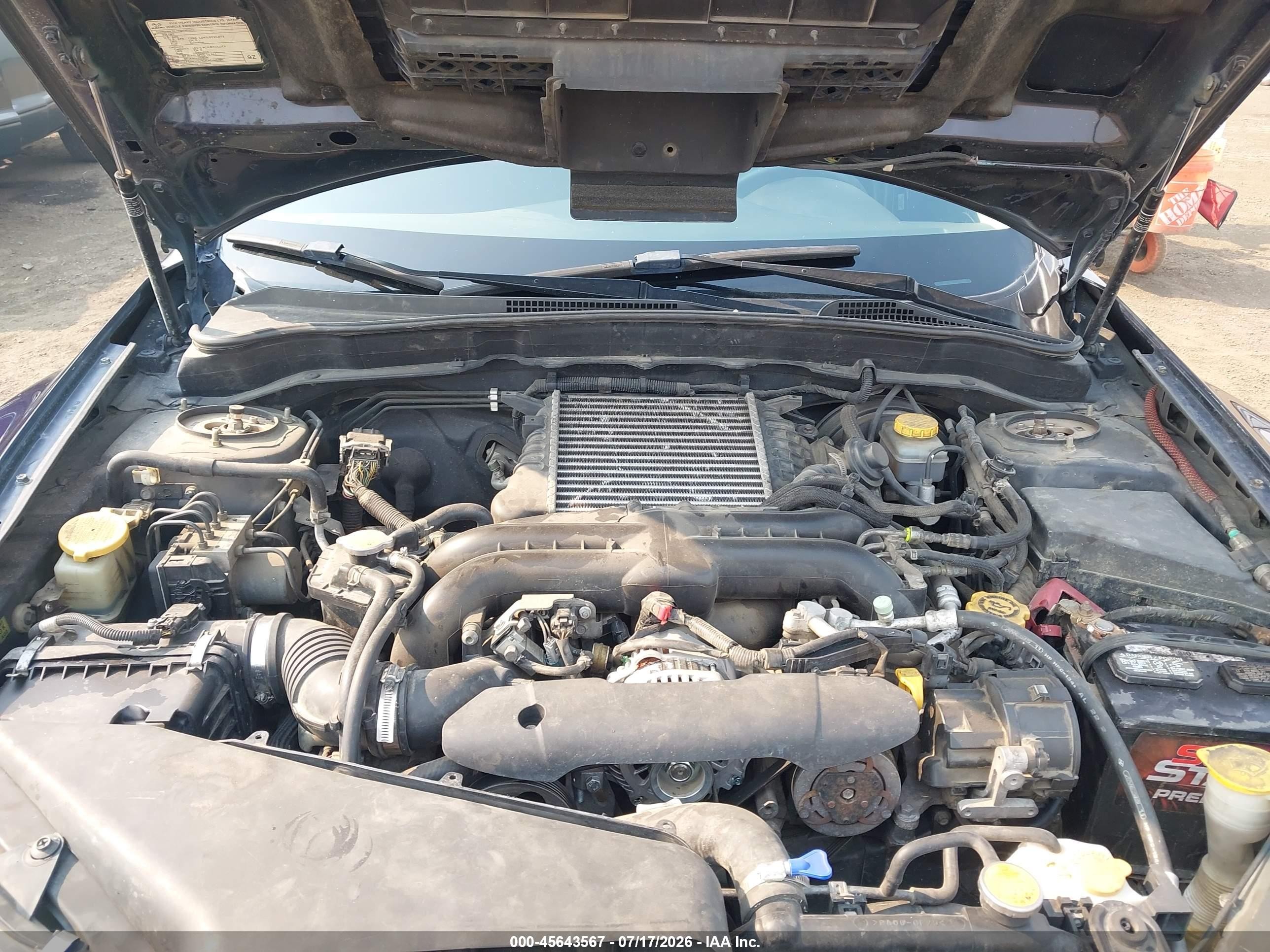 2012 Subaru Impreza Wrx Dark Blue vin: JF1GV7E6XCG019582