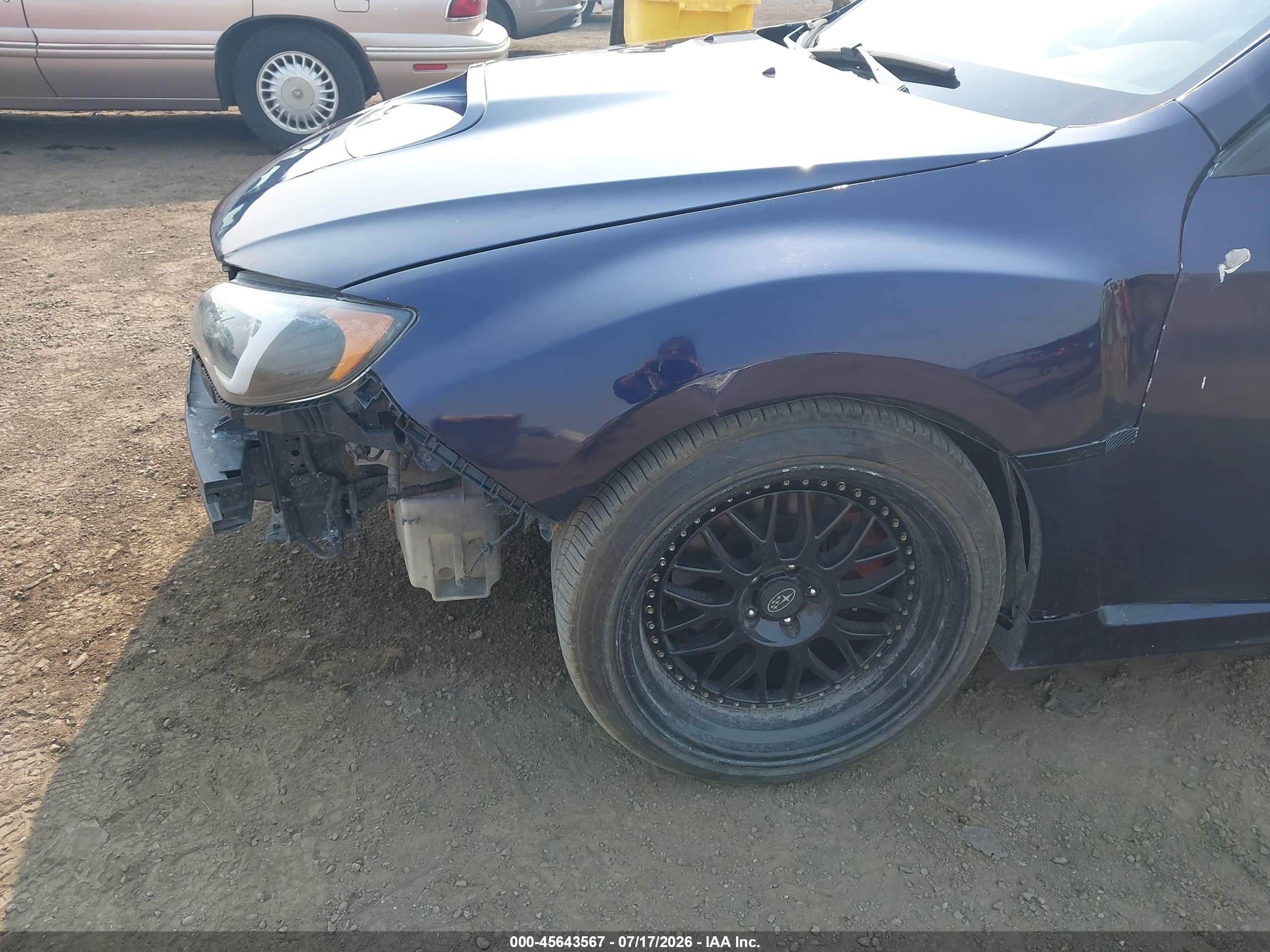 2012 Subaru Impreza Wrx Dark Blue vin: JF1GV7E6XCG019582