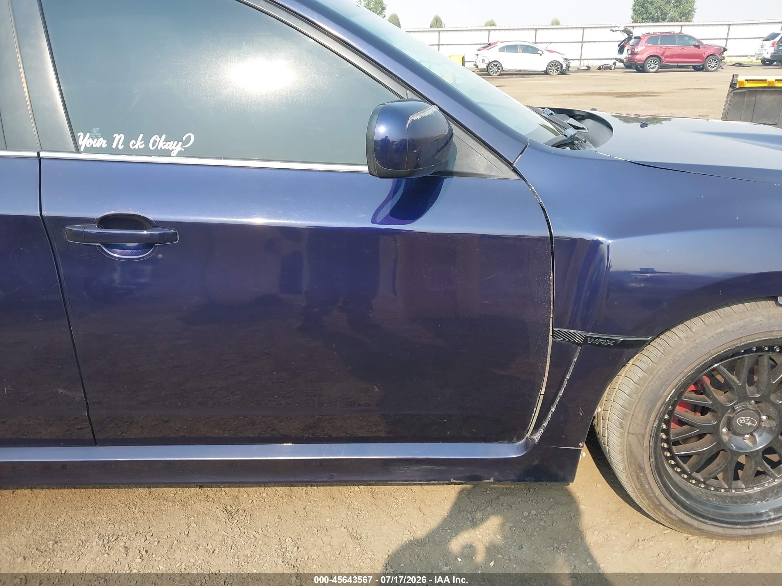 2012 Subaru Impreza Wrx Dark Blue vin: JF1GV7E6XCG019582