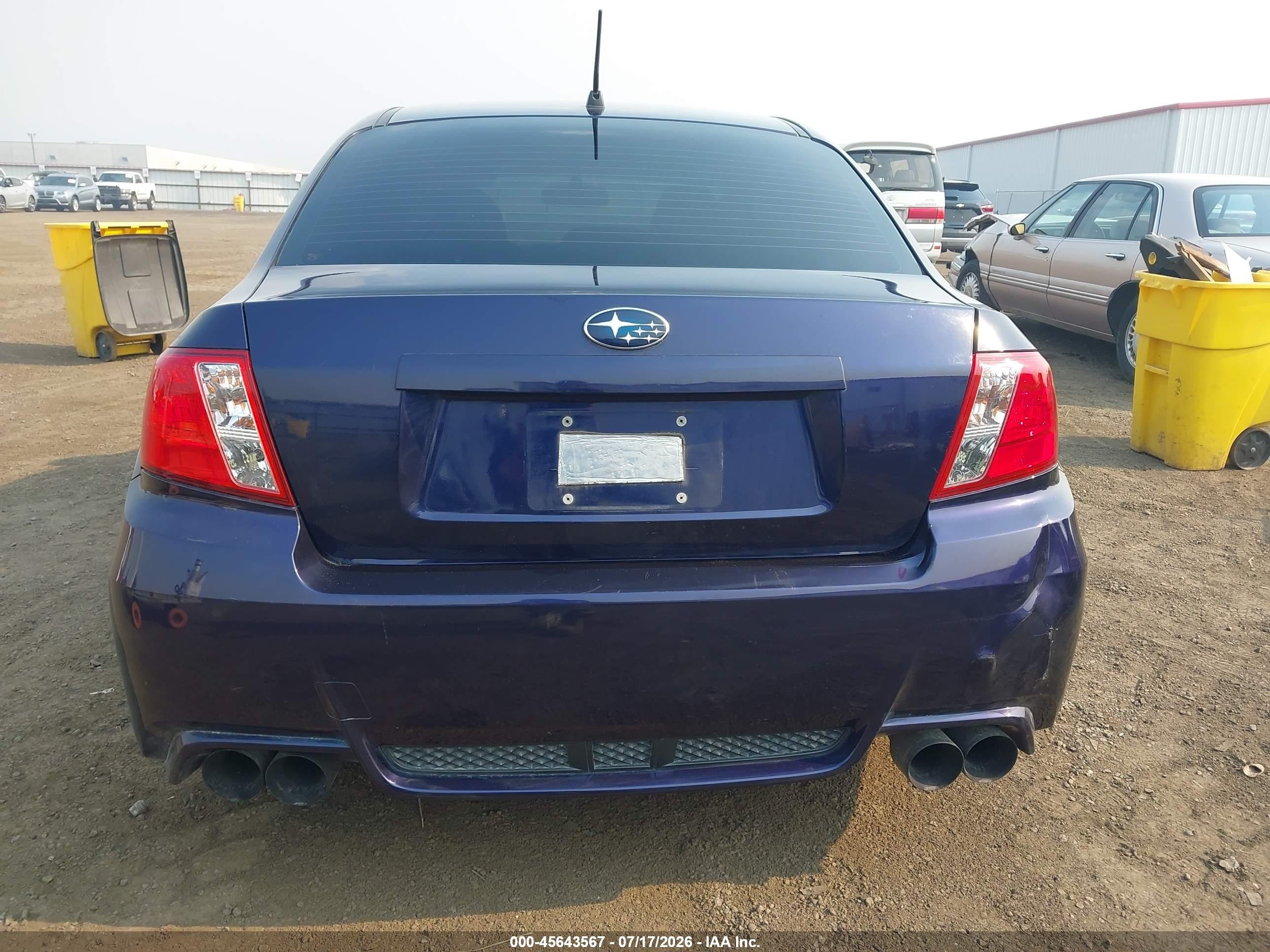2012 Subaru Impreza Wrx Dark Blue vin: JF1GV7E6XCG019582