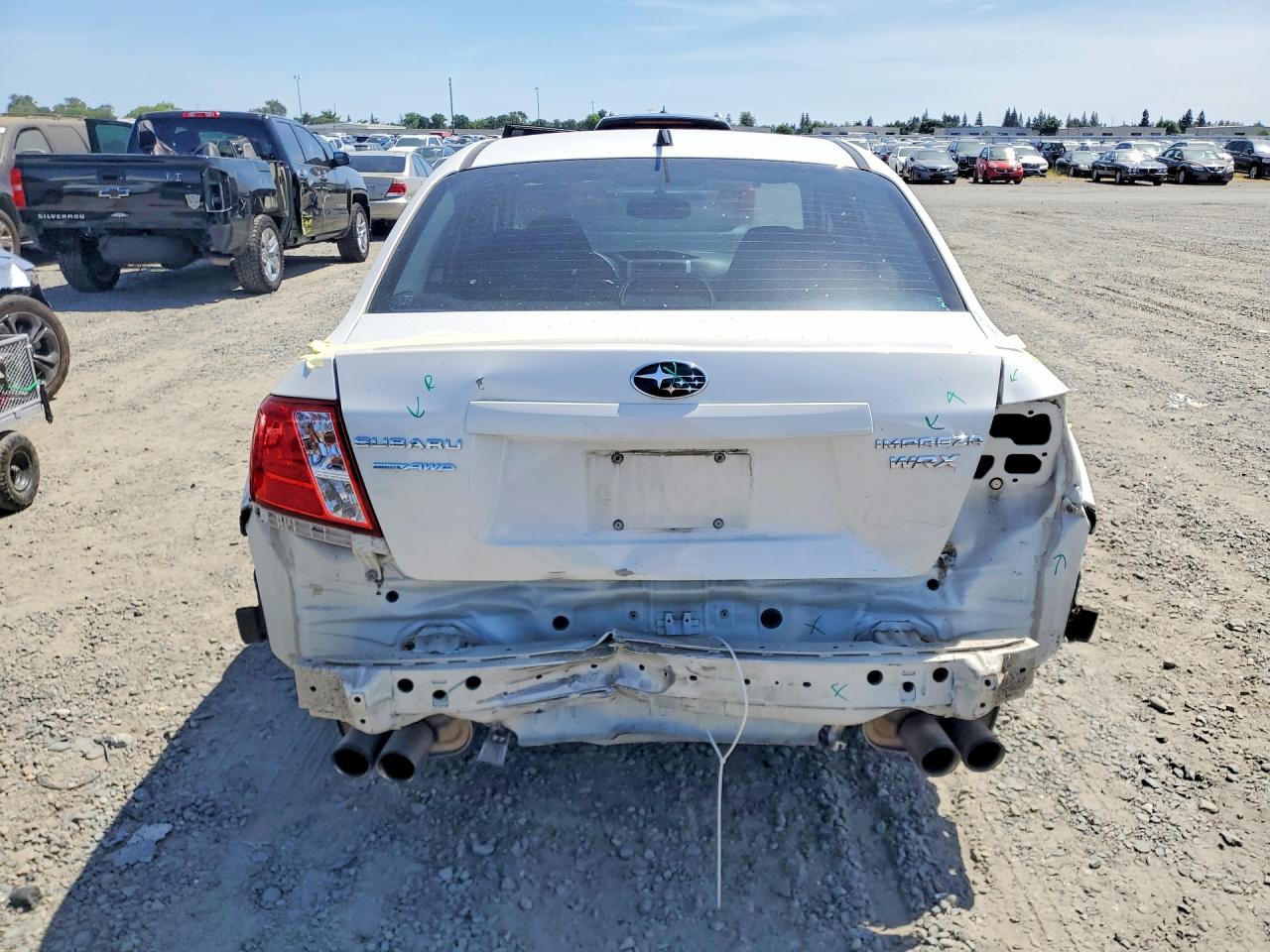 2014 Subaru Impreza Wrx Белый vin: JF1GV7E6XEG005765
