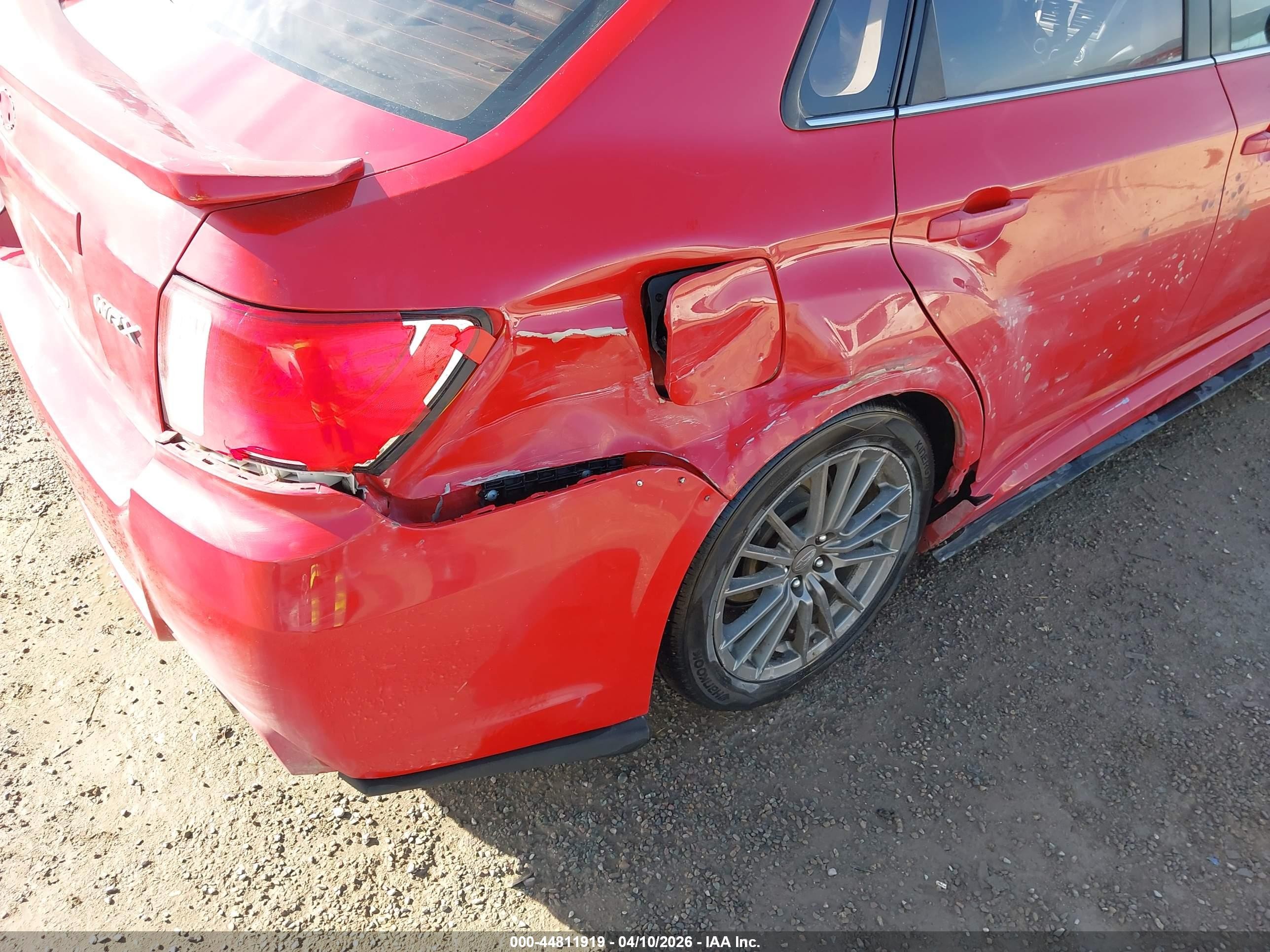 2012 Subaru Impreza Wrx Limited Red vin: JF1GV7F60CG016964