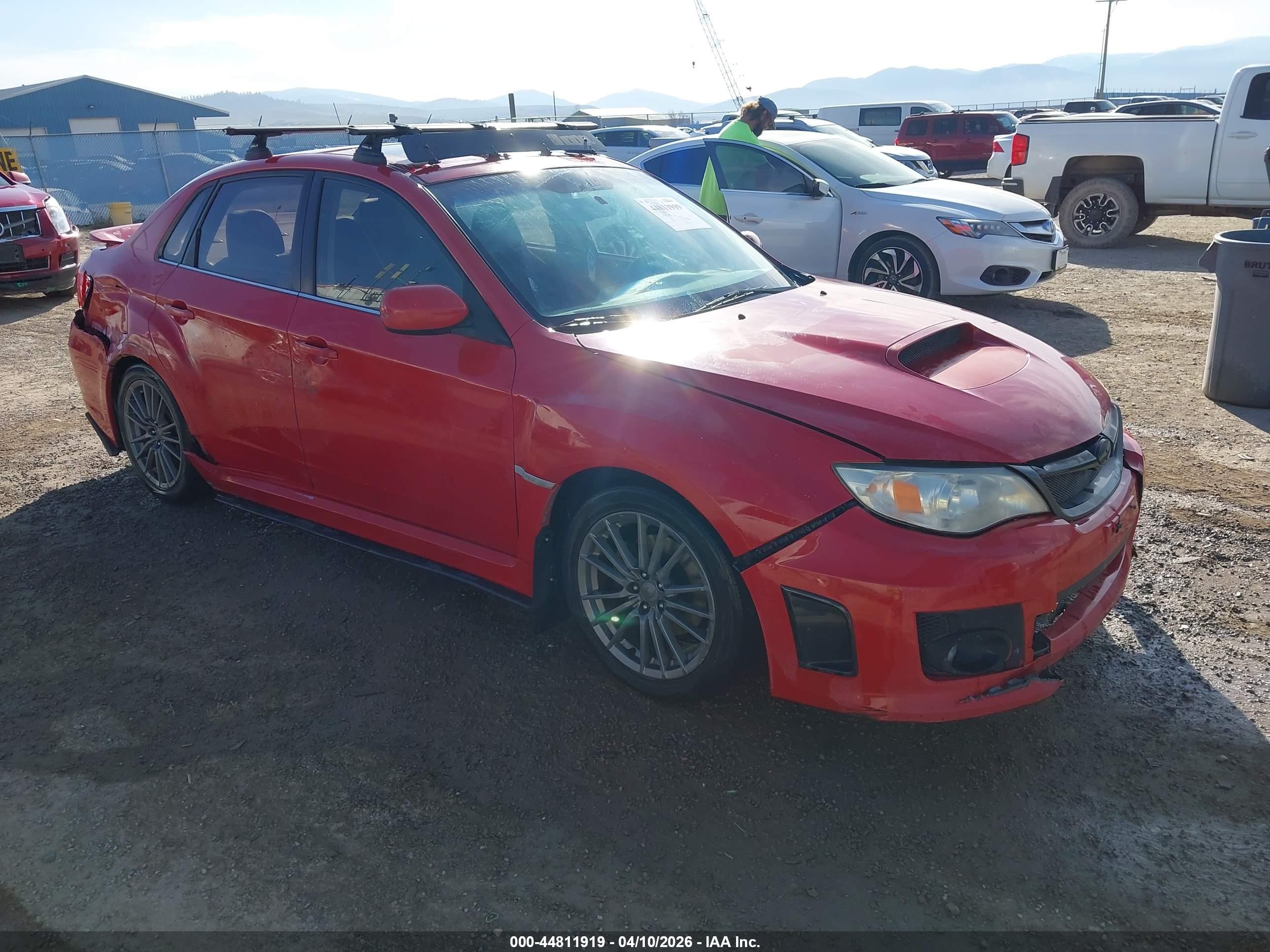 2012 Subaru Impreza Wrx Limited Красный vin: JF1GV7F60CG016964