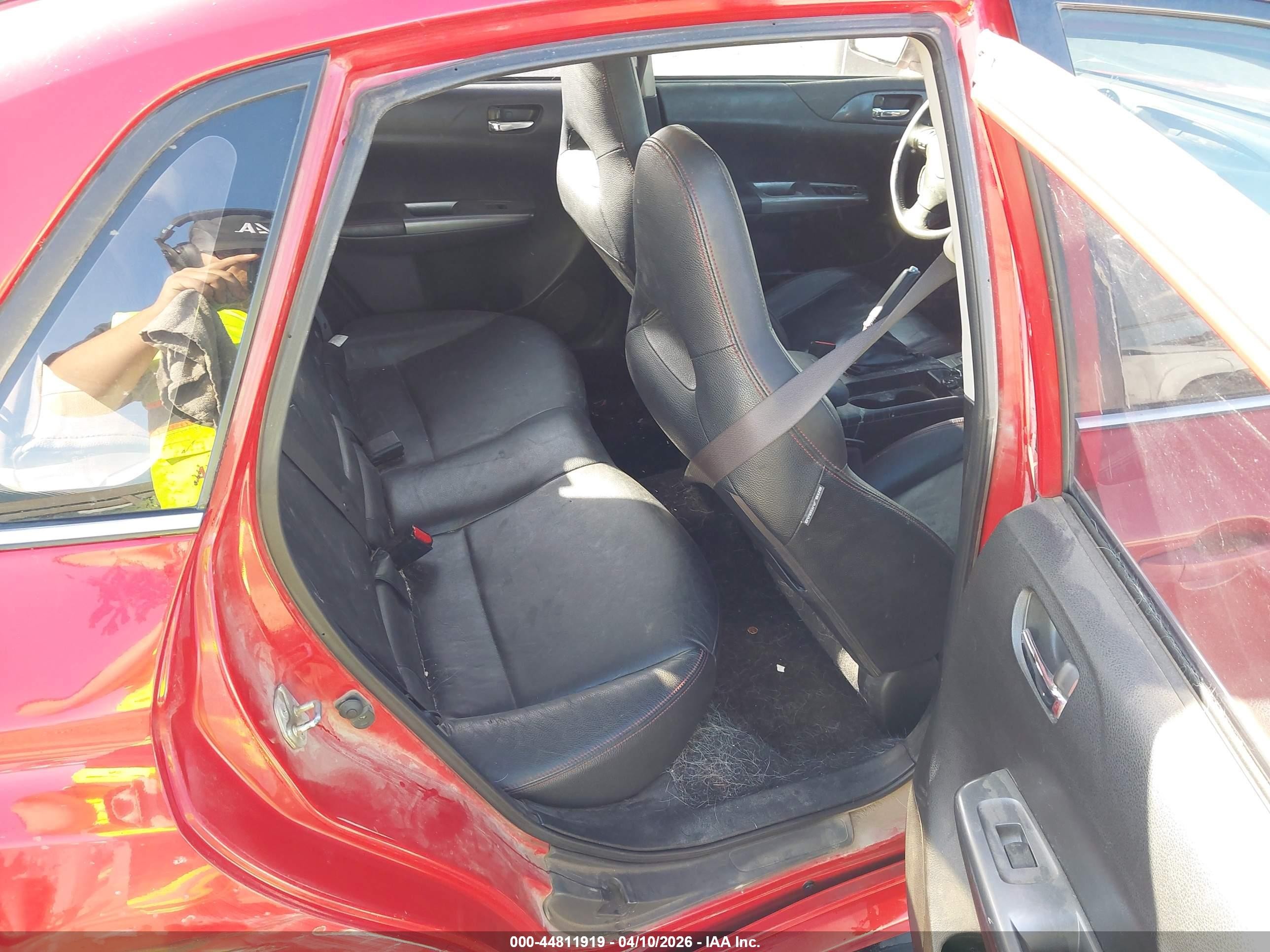 2012 Subaru Impreza Wrx Limited Red vin: JF1GV7F60CG016964