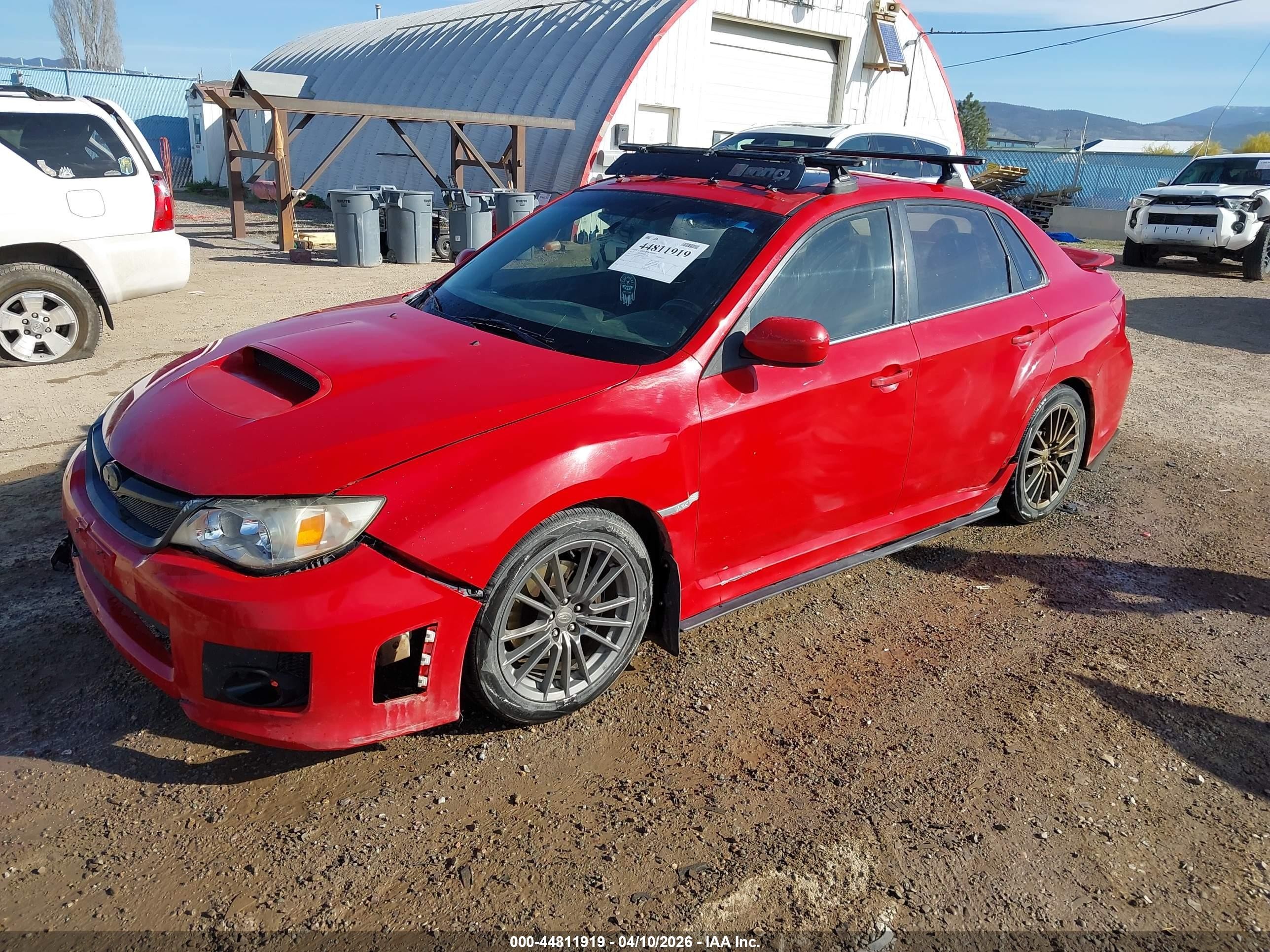 2012 Subaru Impreza Wrx Limited Red vin: JF1GV7F60CG016964