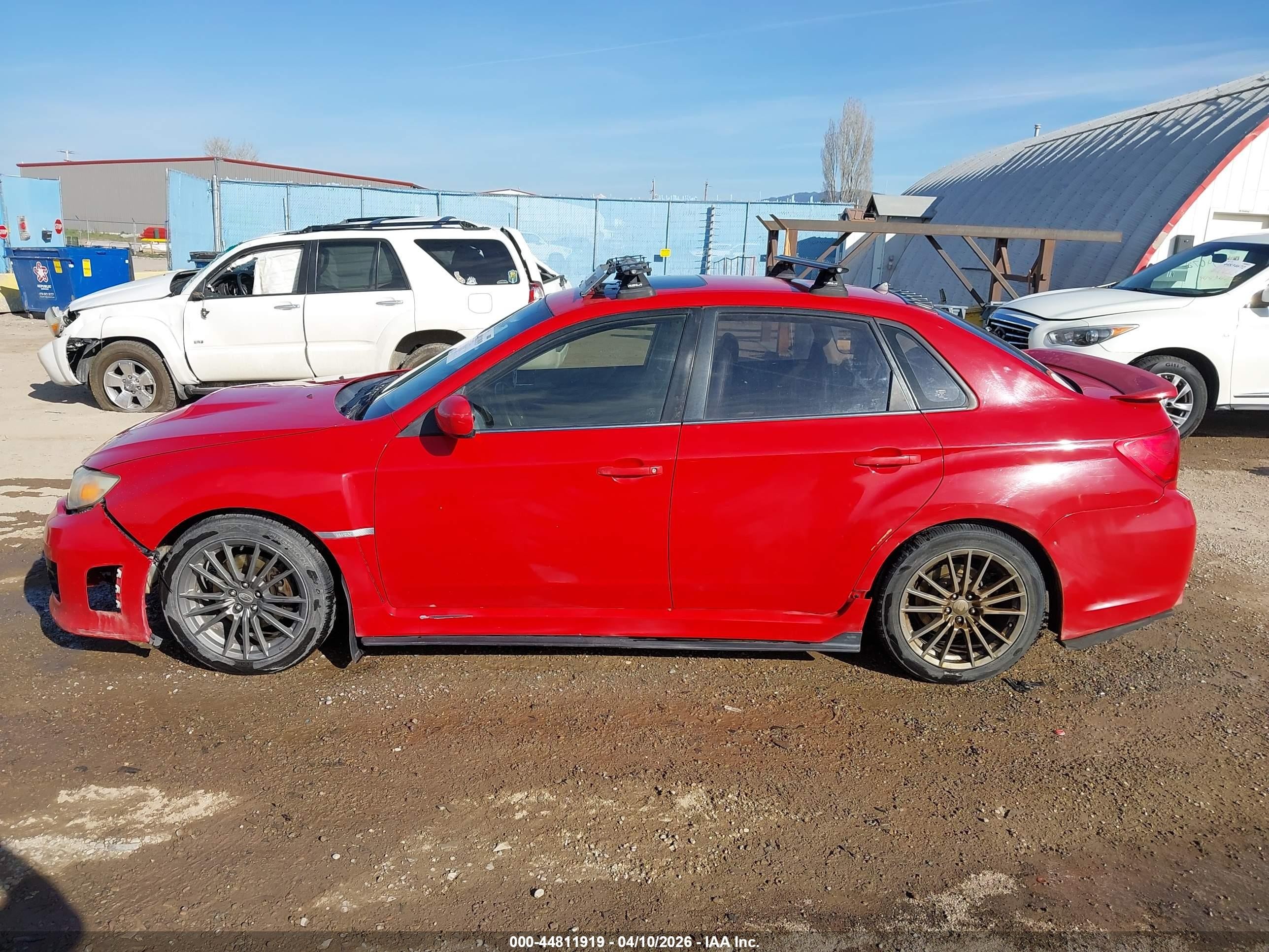 2012 Subaru Impreza Wrx Limited Red vin: JF1GV7F60CG016964