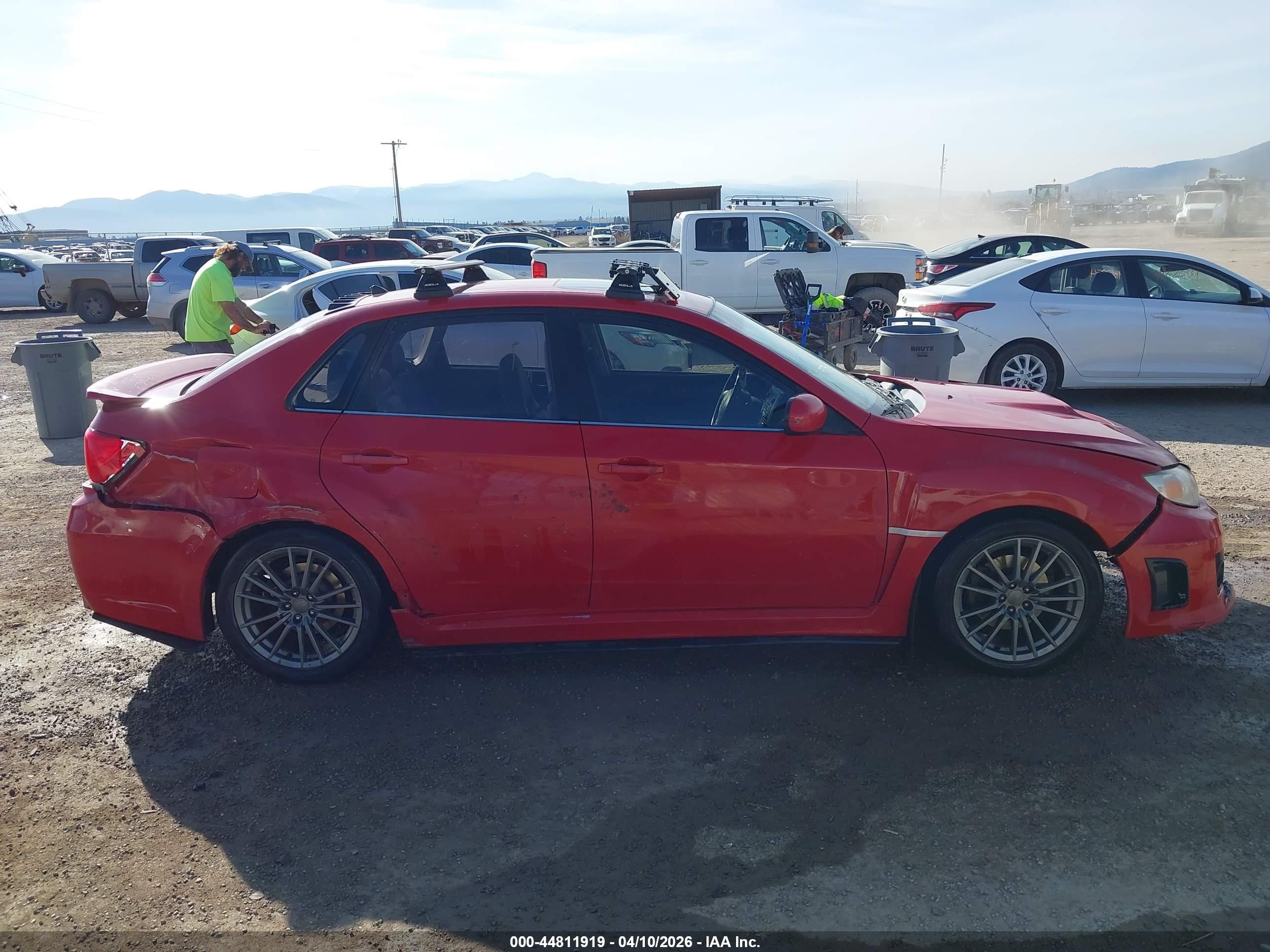2012 Subaru Impreza Wrx Limited Red vin: JF1GV7F60CG016964