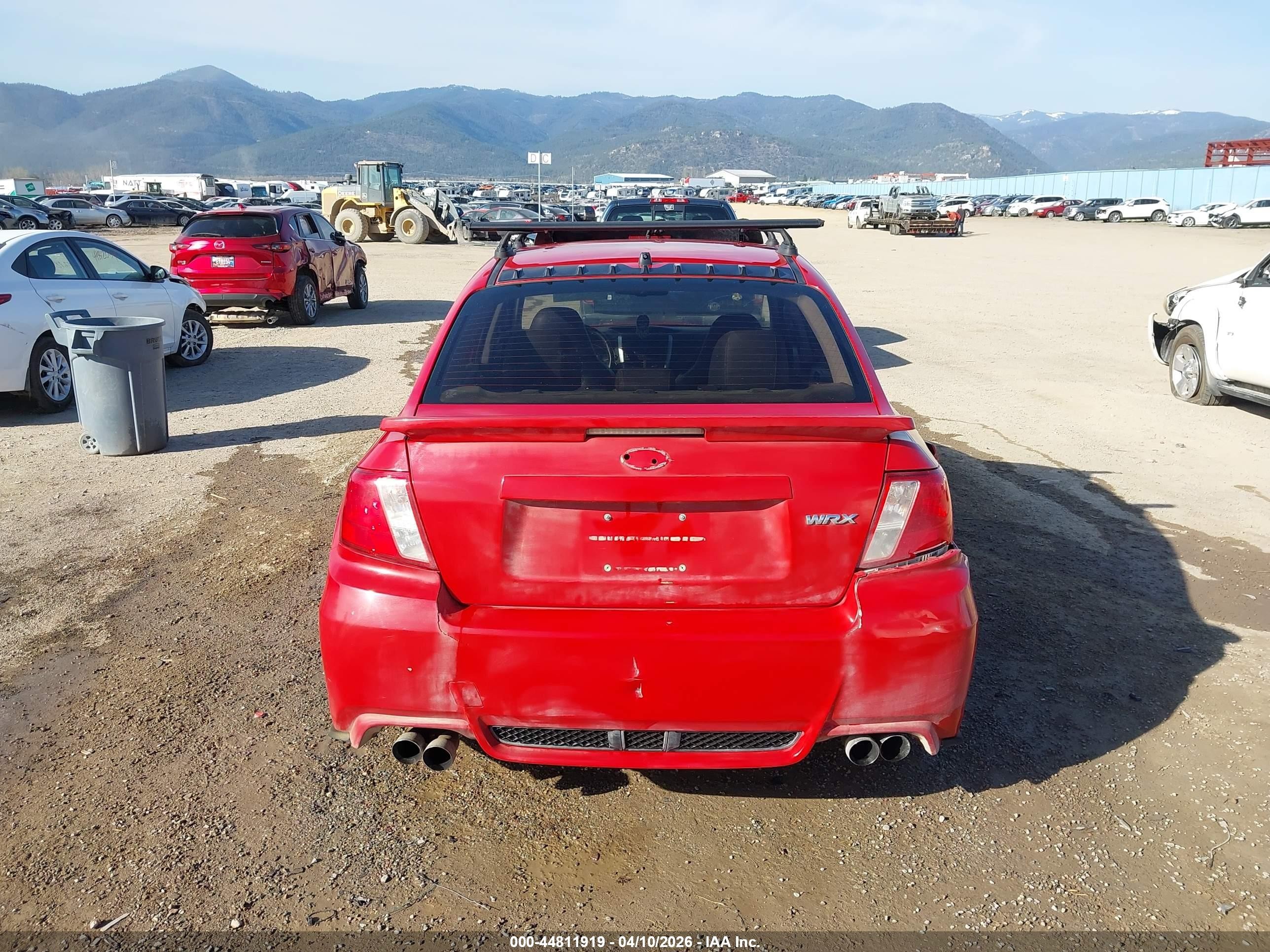 2012 Subaru Impreza Wrx Limited Red vin: JF1GV7F60CG016964
