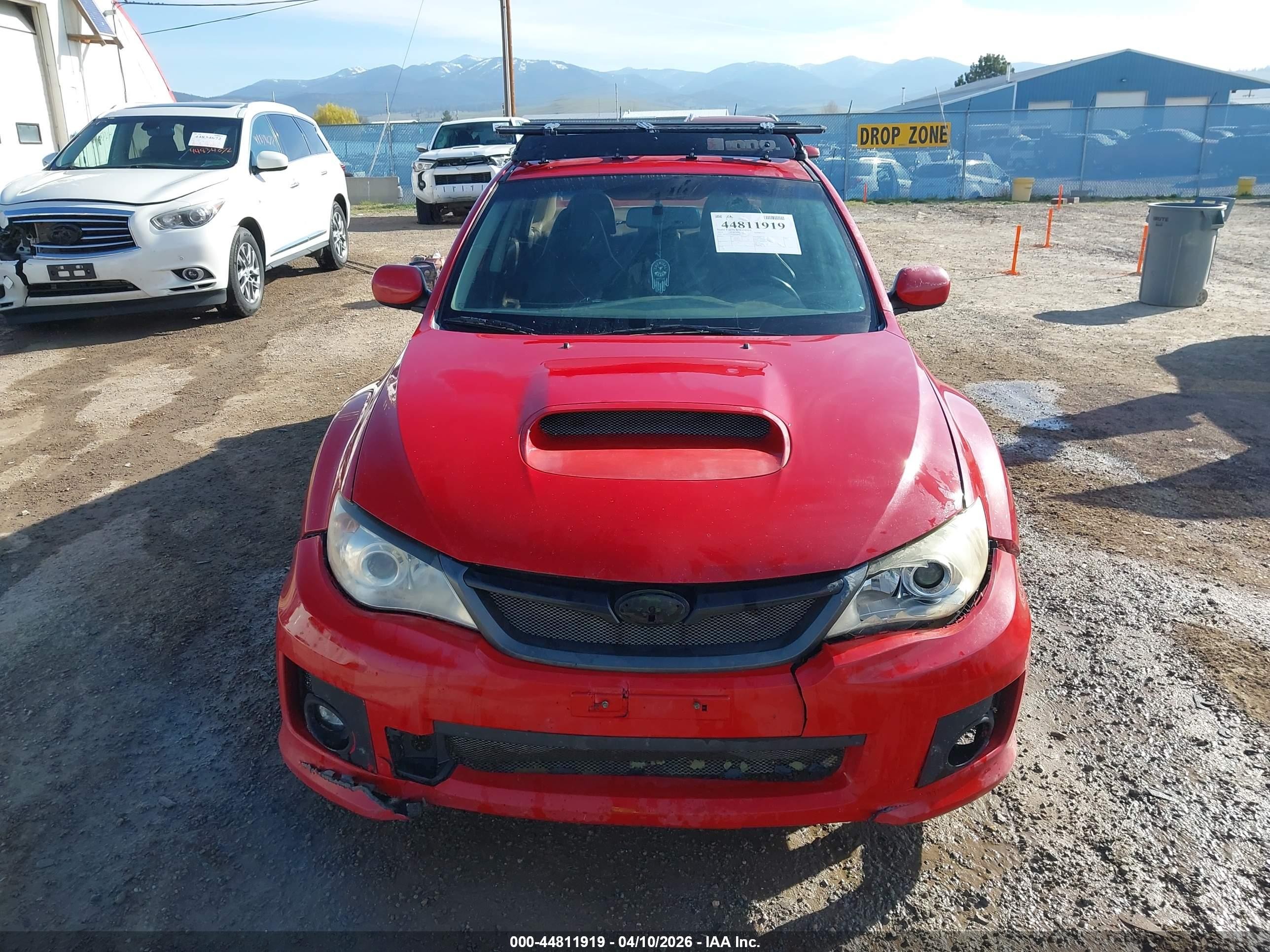 2012 Subaru Impreza Wrx Limited Red vin: JF1GV7F60CG016964