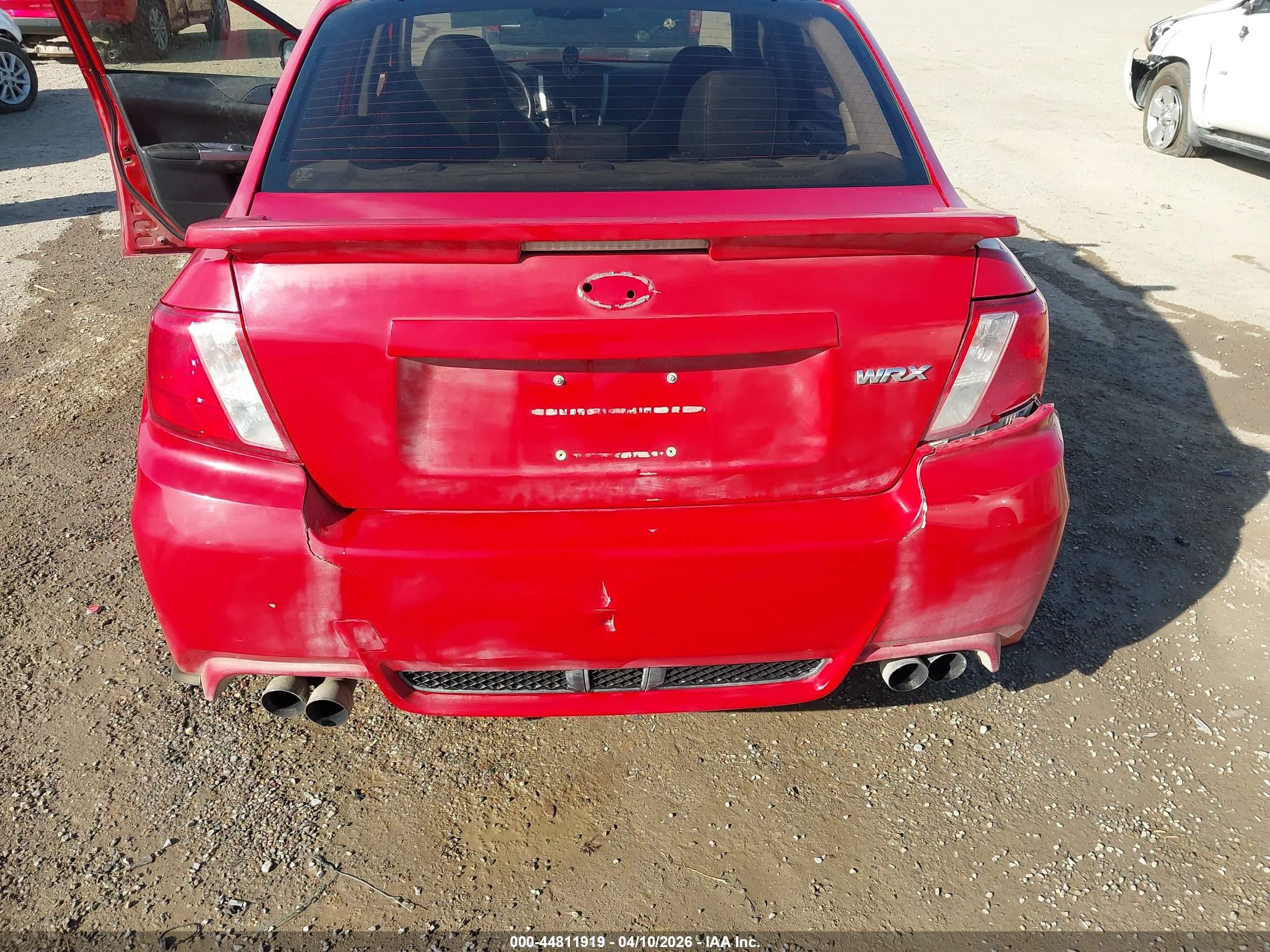 2012 Subaru Impreza Wrx Limited Red vin: JF1GV7F60CG016964