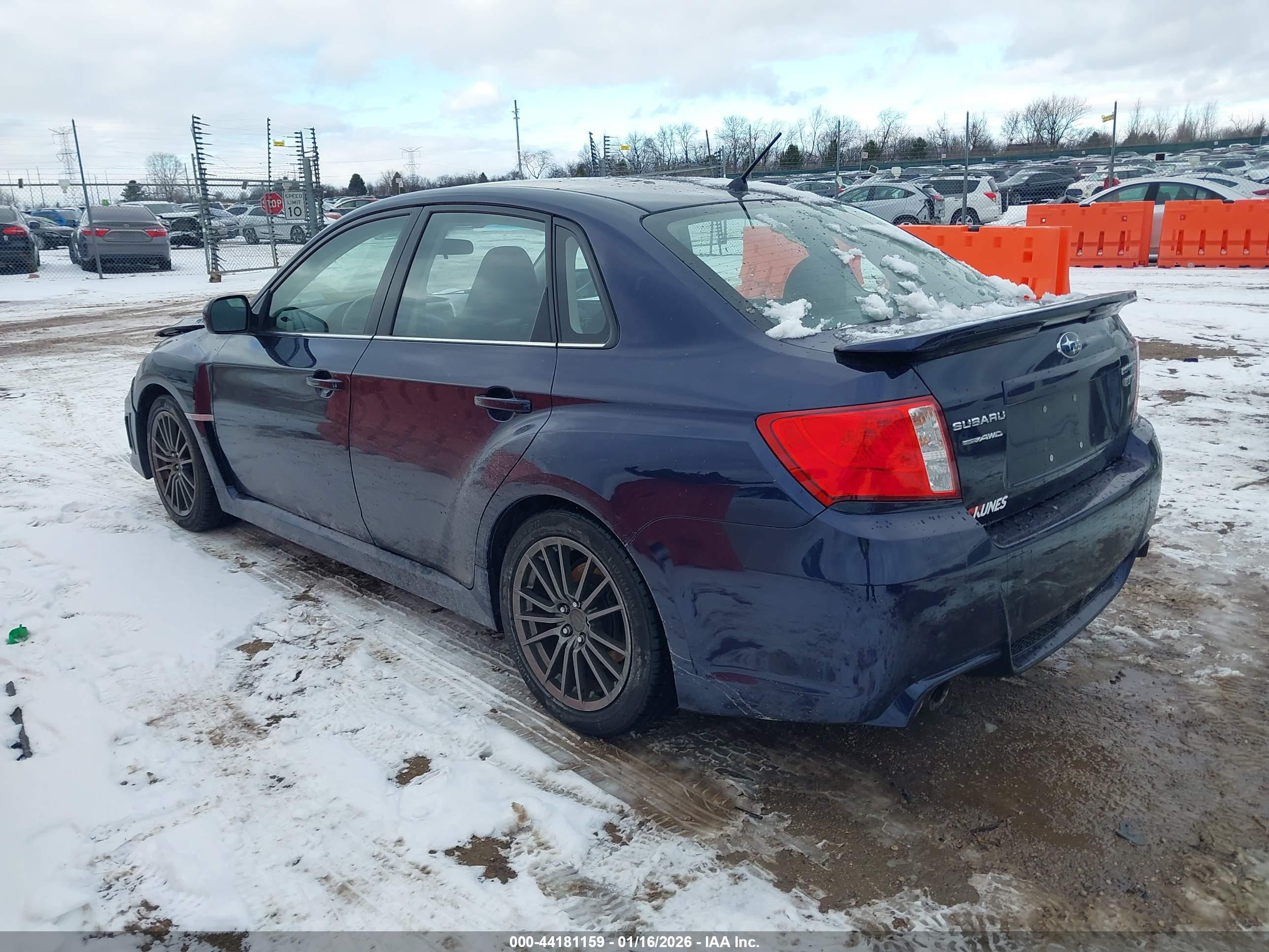 2013 Subaru Impreza Wrx Premium Blue vin: JF1GV7F60DG010275