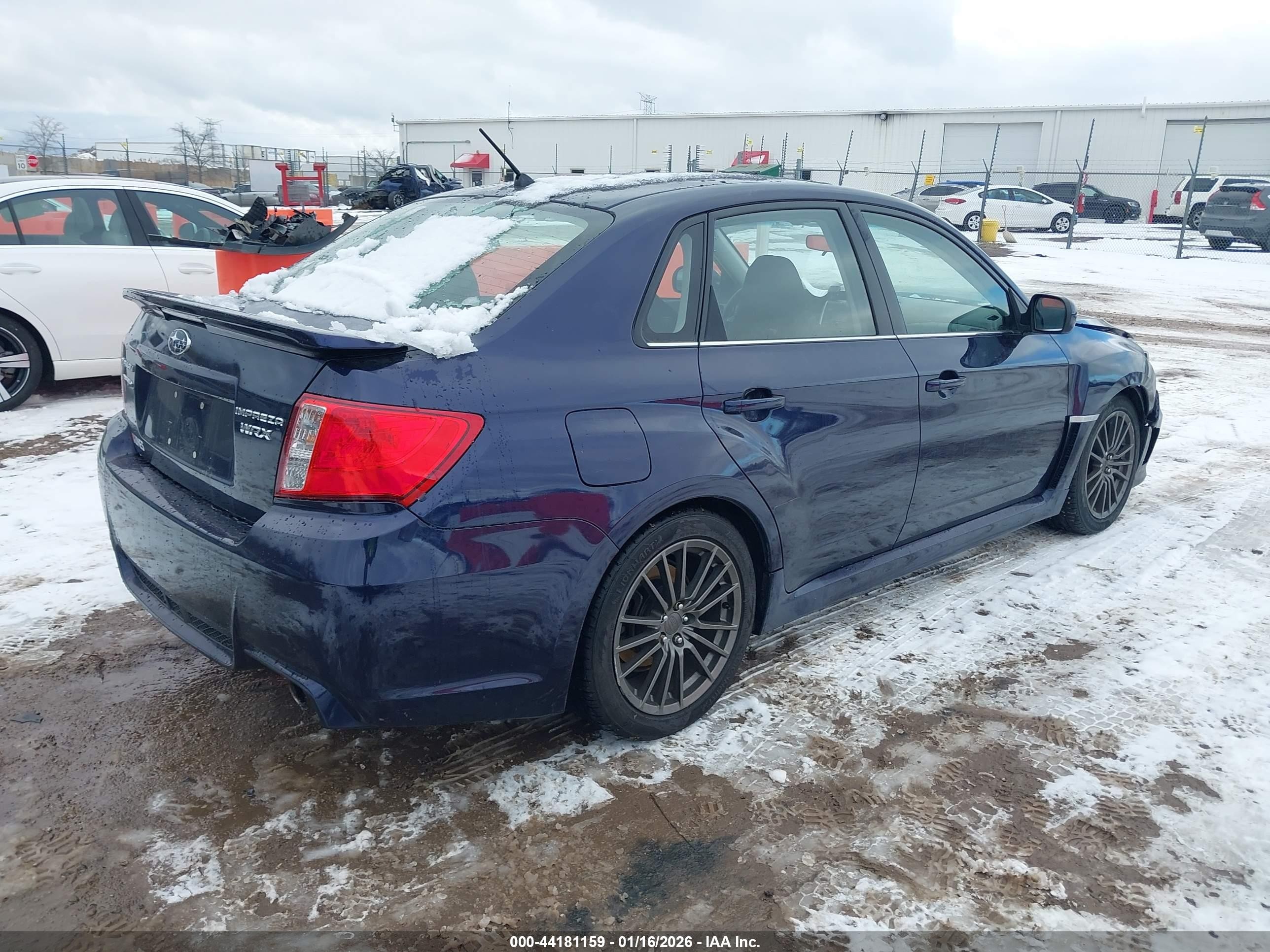 2013 Subaru Impreza Wrx Premium Blue vin: JF1GV7F60DG010275