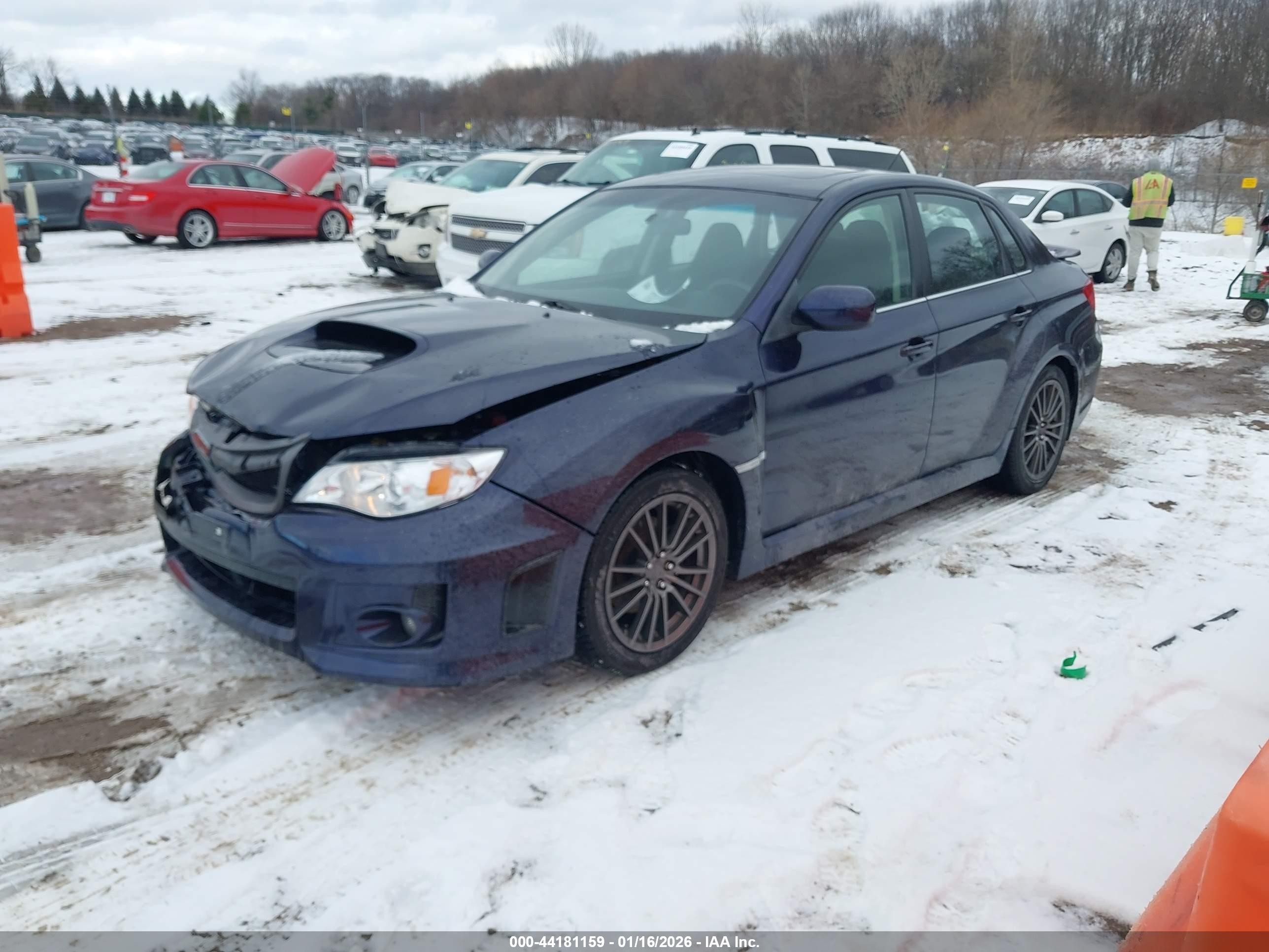2013 Subaru Impreza Wrx Premium Blue vin: JF1GV7F60DG010275
