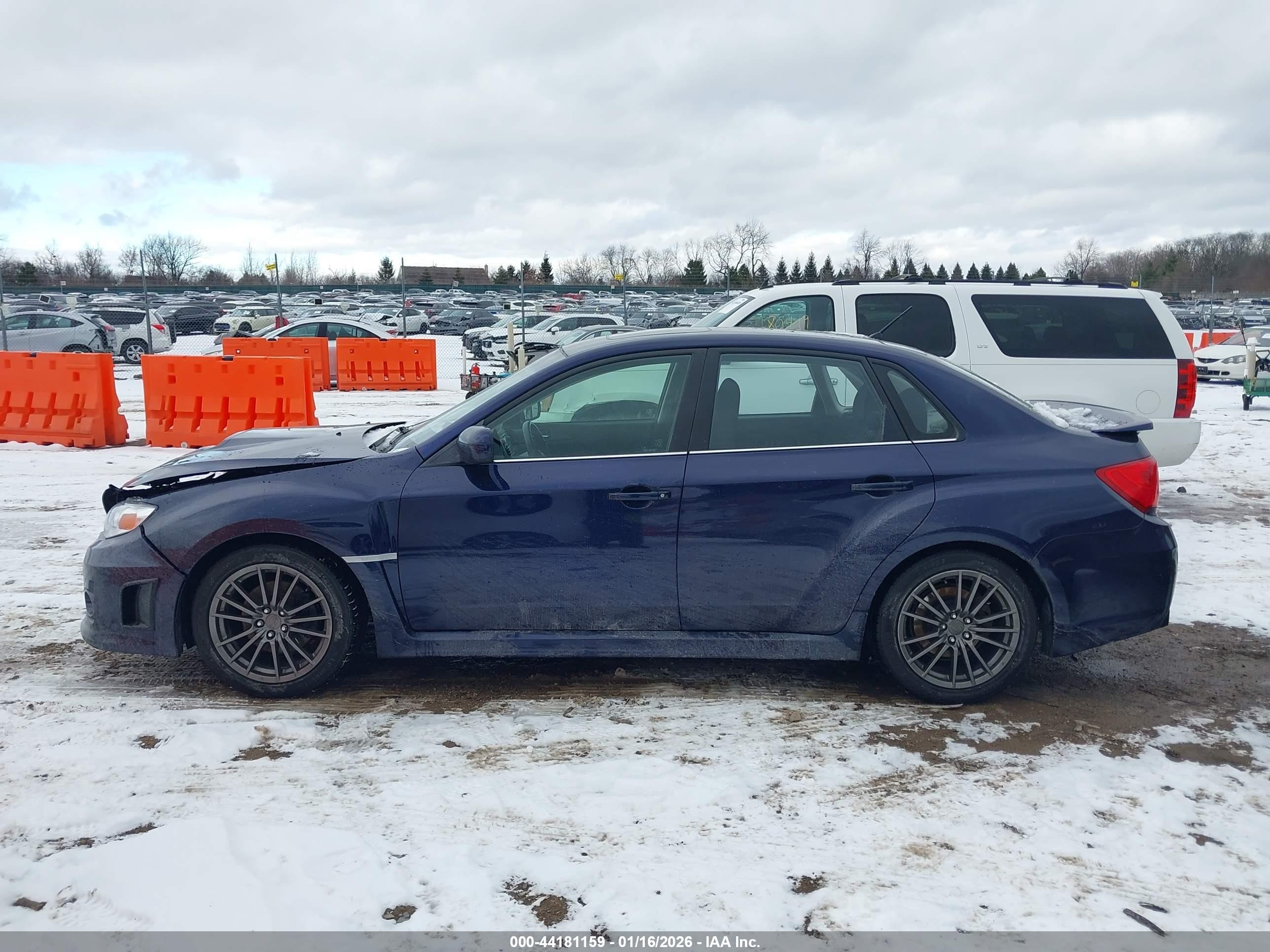 2013 Subaru Impreza Wrx Premium Blue vin: JF1GV7F60DG010275