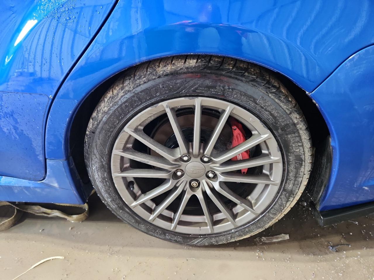2013 Subaru Impreza Blue vin: JF1GV7F60DG016528 Damage: Left Rear Wheel, Curb Rash, 2 To 3 Inches