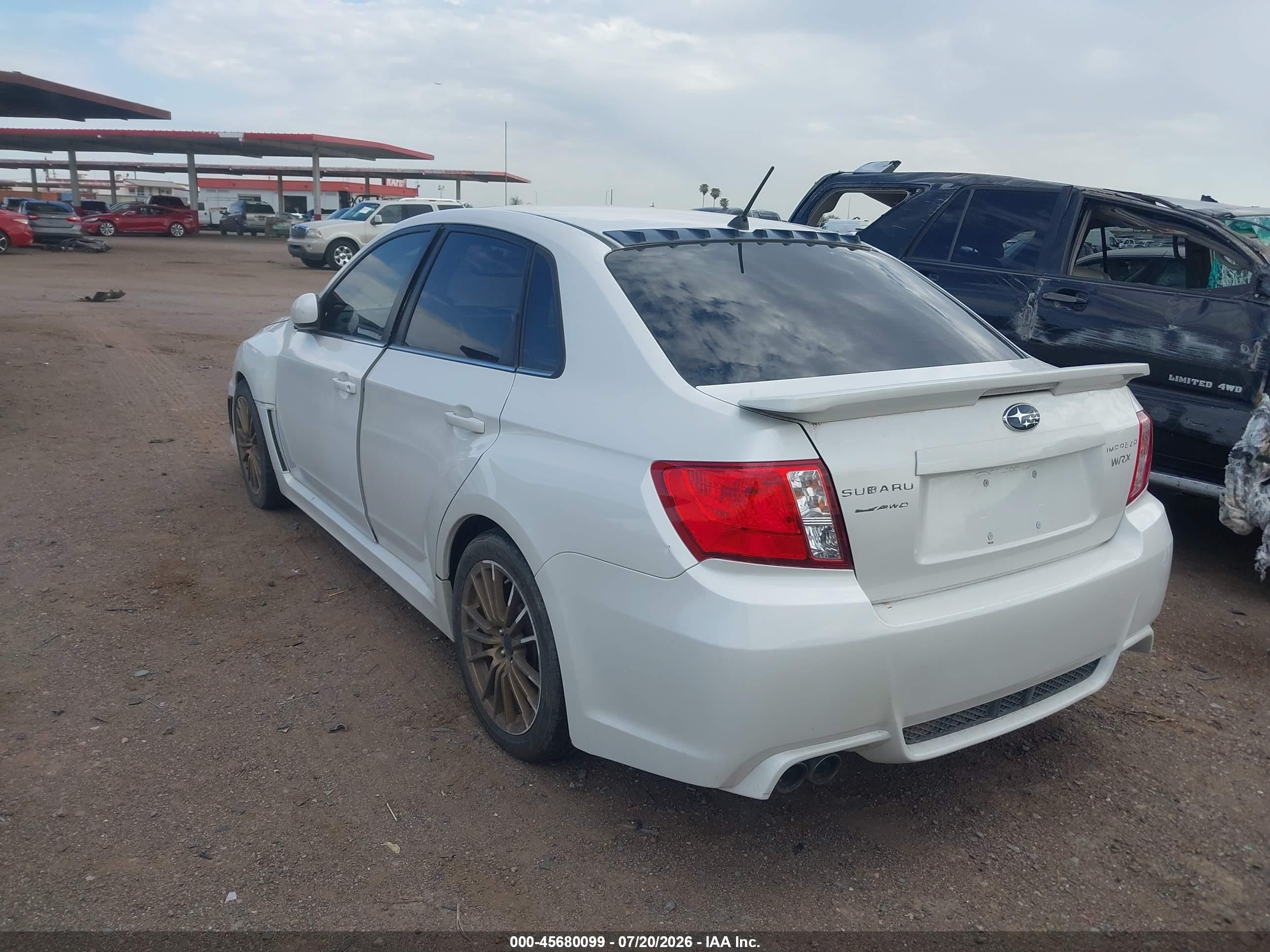 2014 Subaru Impreza Wrx Limited White vin: JF1GV7F60EG003859