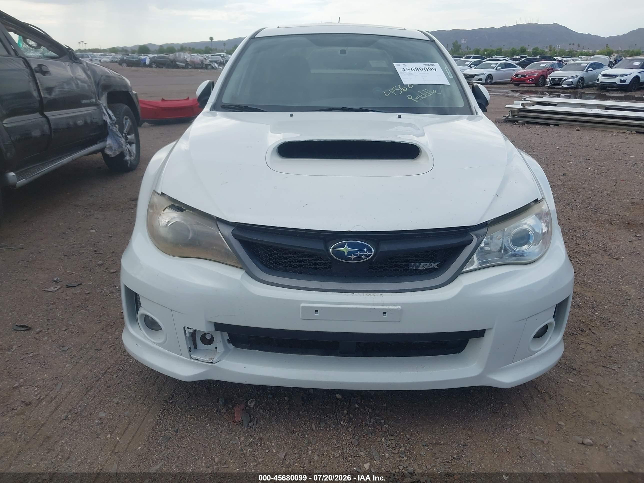 2014 Subaru Impreza Wrx Limited White vin: JF1GV7F60EG003859